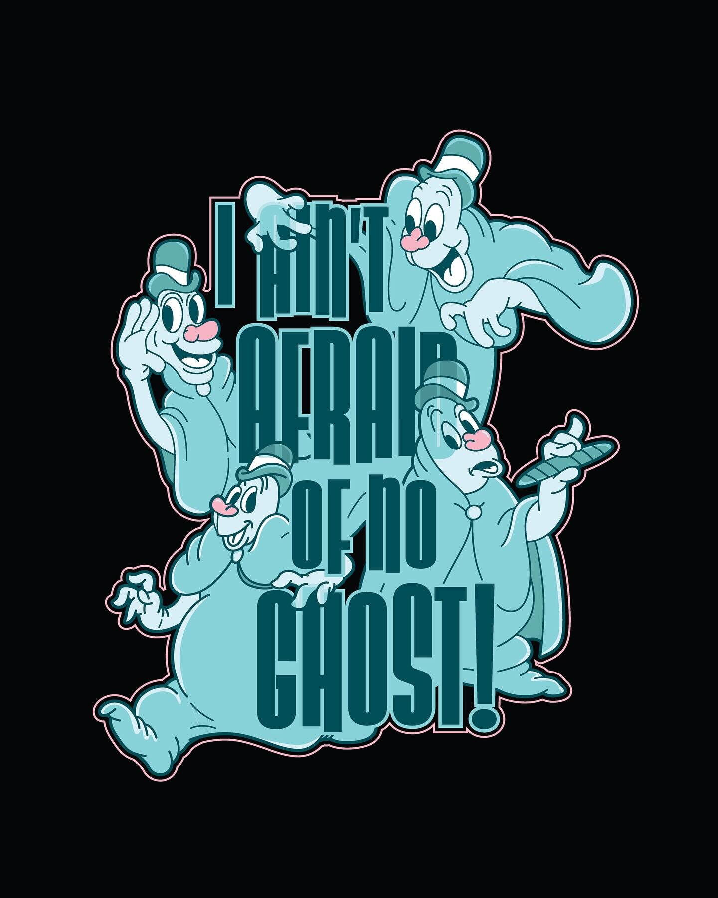 Super fun piece I did inspired by the #lonsesomeghosts for @foolishmortalgraveyard love playing with vintage style ghosties!
.
#vintagedisney #fmsco #foolishmortalsupplyco #vectorartist