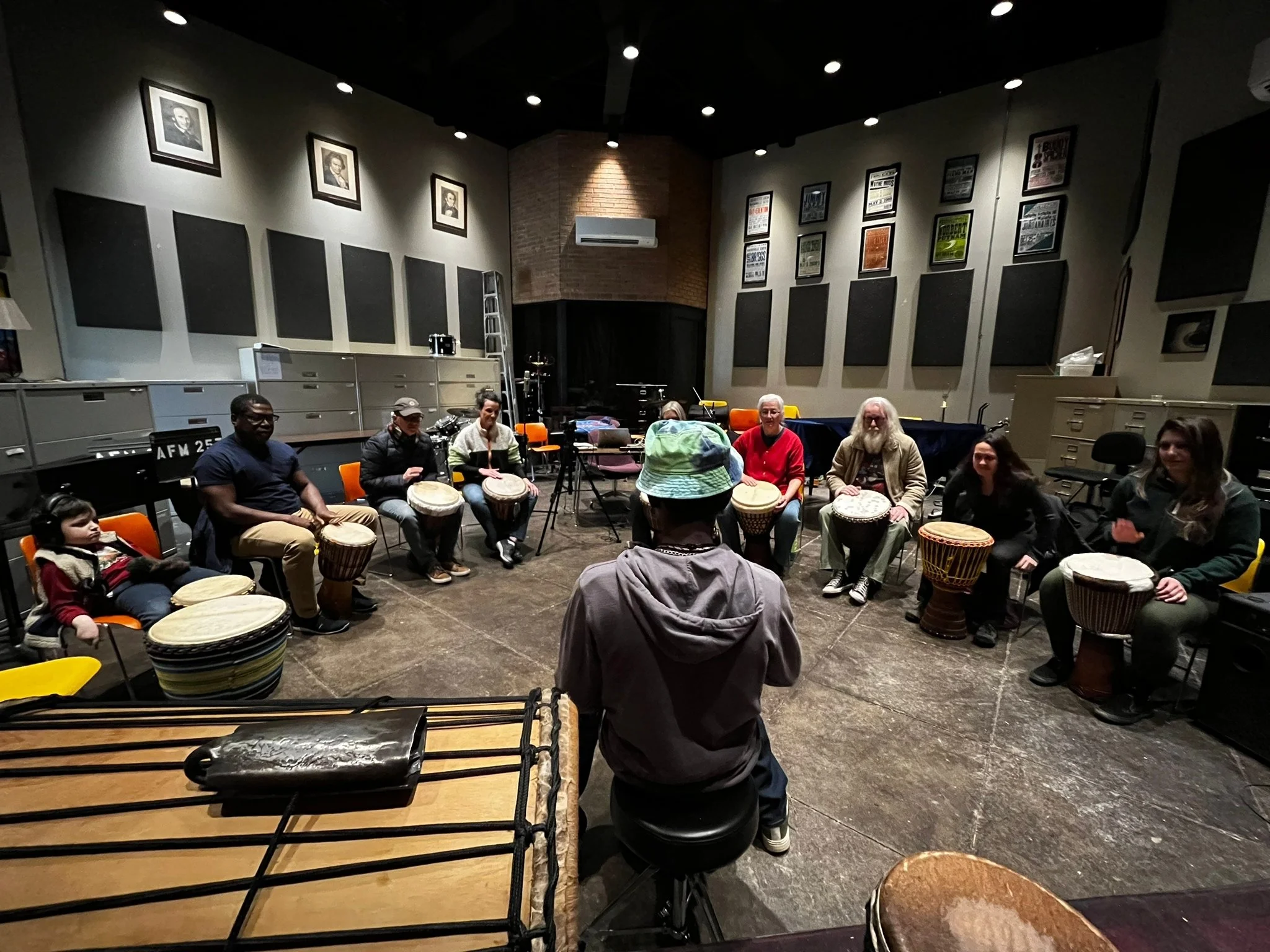 Ibro teaching at the Musician's Union 2024
