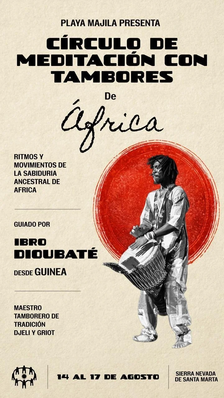 AfricaNashville will be collaborating with Colombian artiste -architecte Juanita Rincón Estefan for a meditative and peaceful workshop around dance and drum in beautiful Northern Colombia.