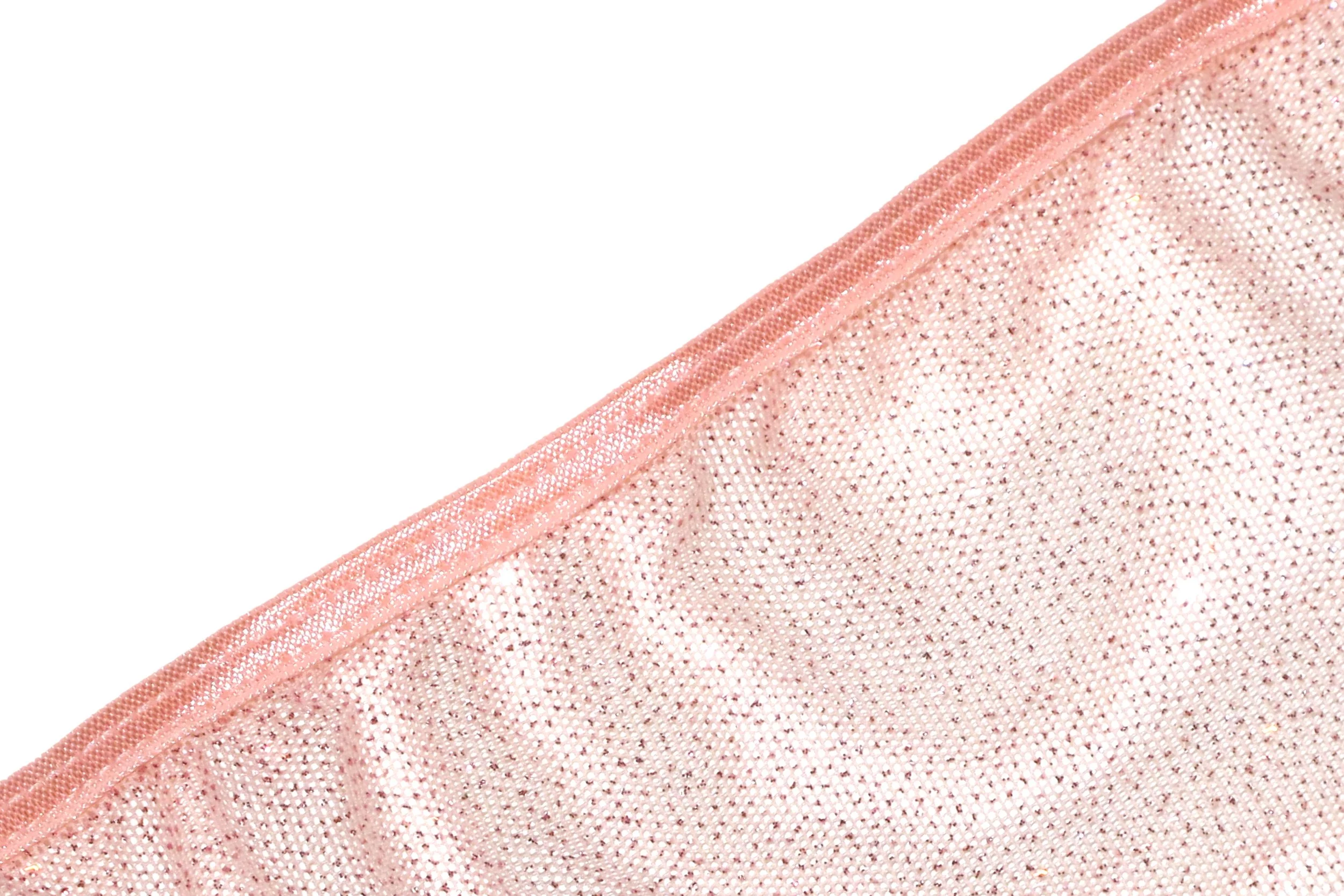 PEACH SPARKLE MESH WRAP