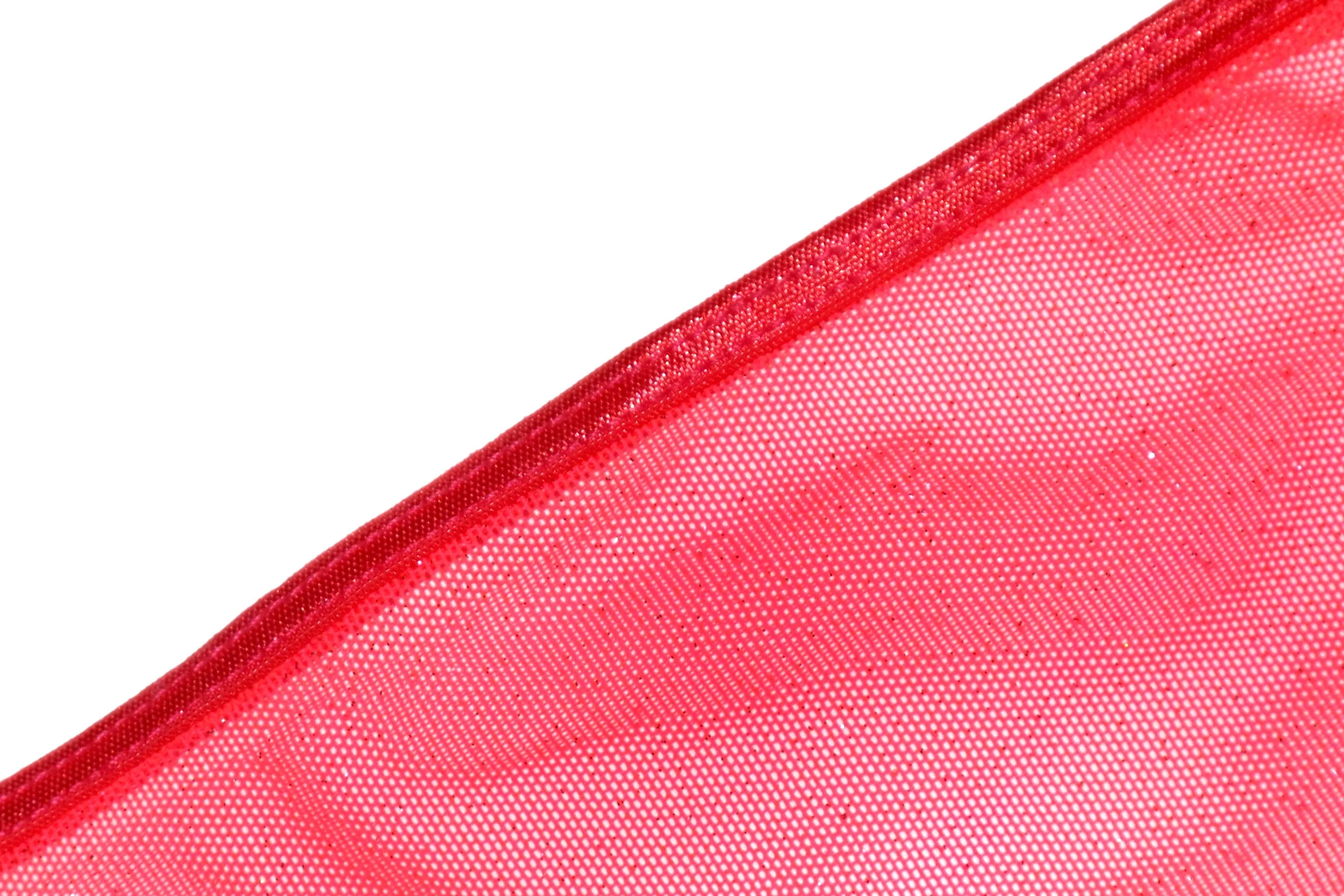 RED SPARKLE MESH WRAP