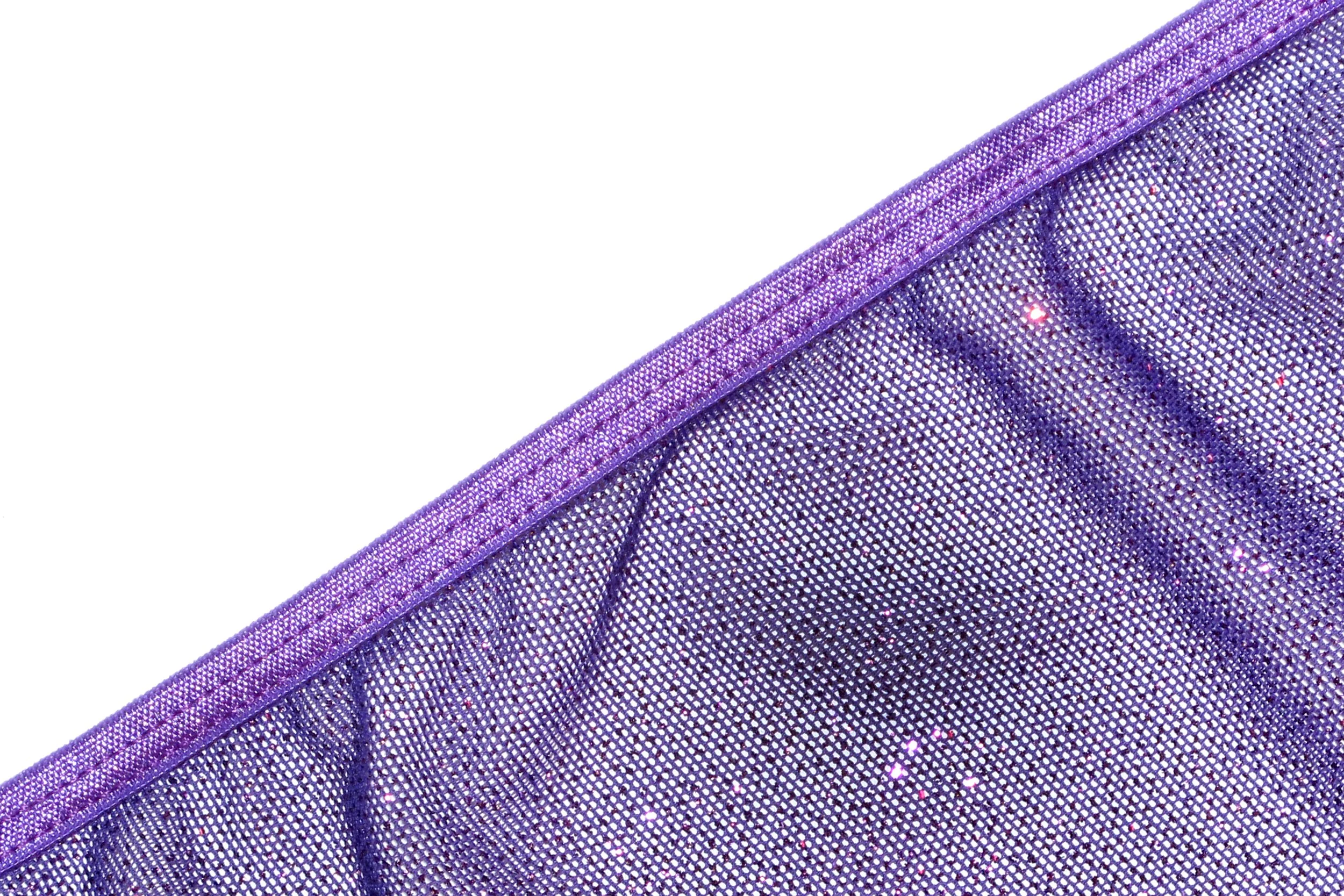 PURPLE SPARKLE MESH WRAP