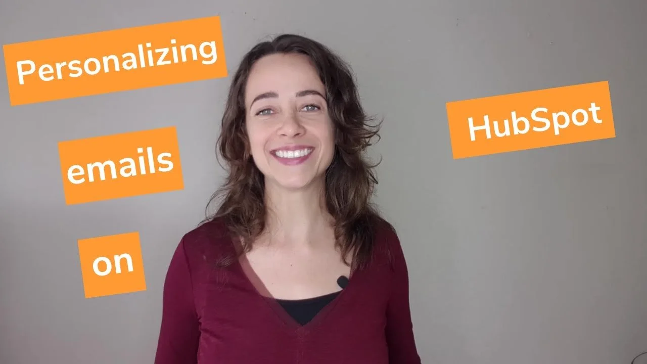 Creating personalized emails on HubSpot