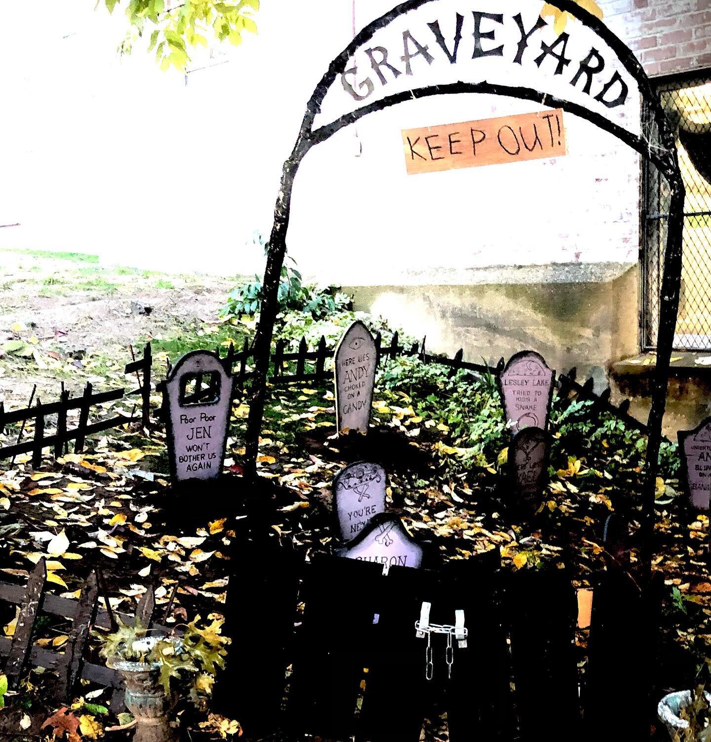 Stop by to pay your respects at the BSED graveyard&hellip;but beware of the ghost that haunts! 🪦