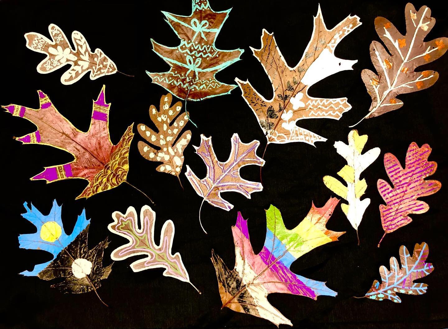 November leaves - grades 4-5