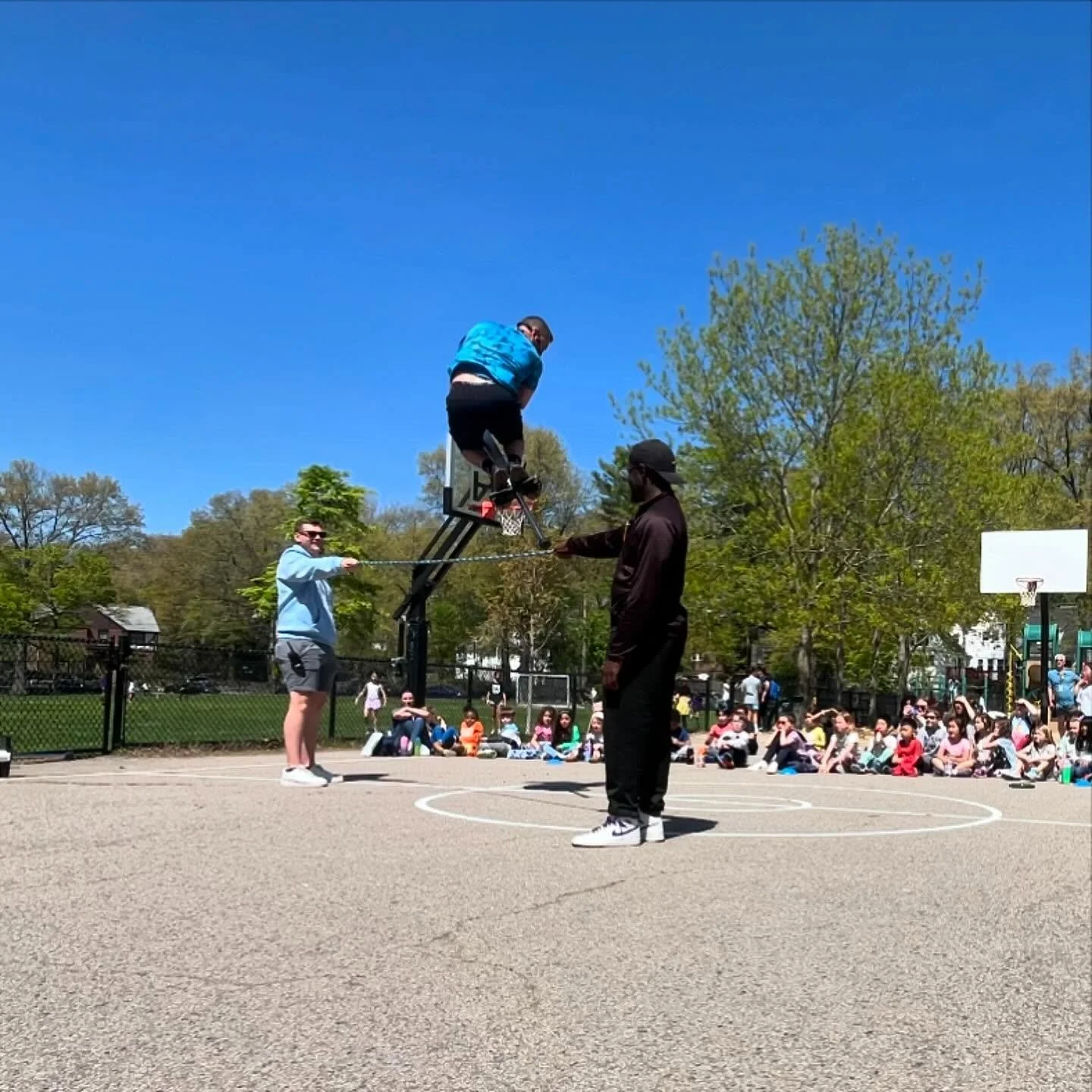 Jumping high and jumping low - @pogofred always puts on a good show!