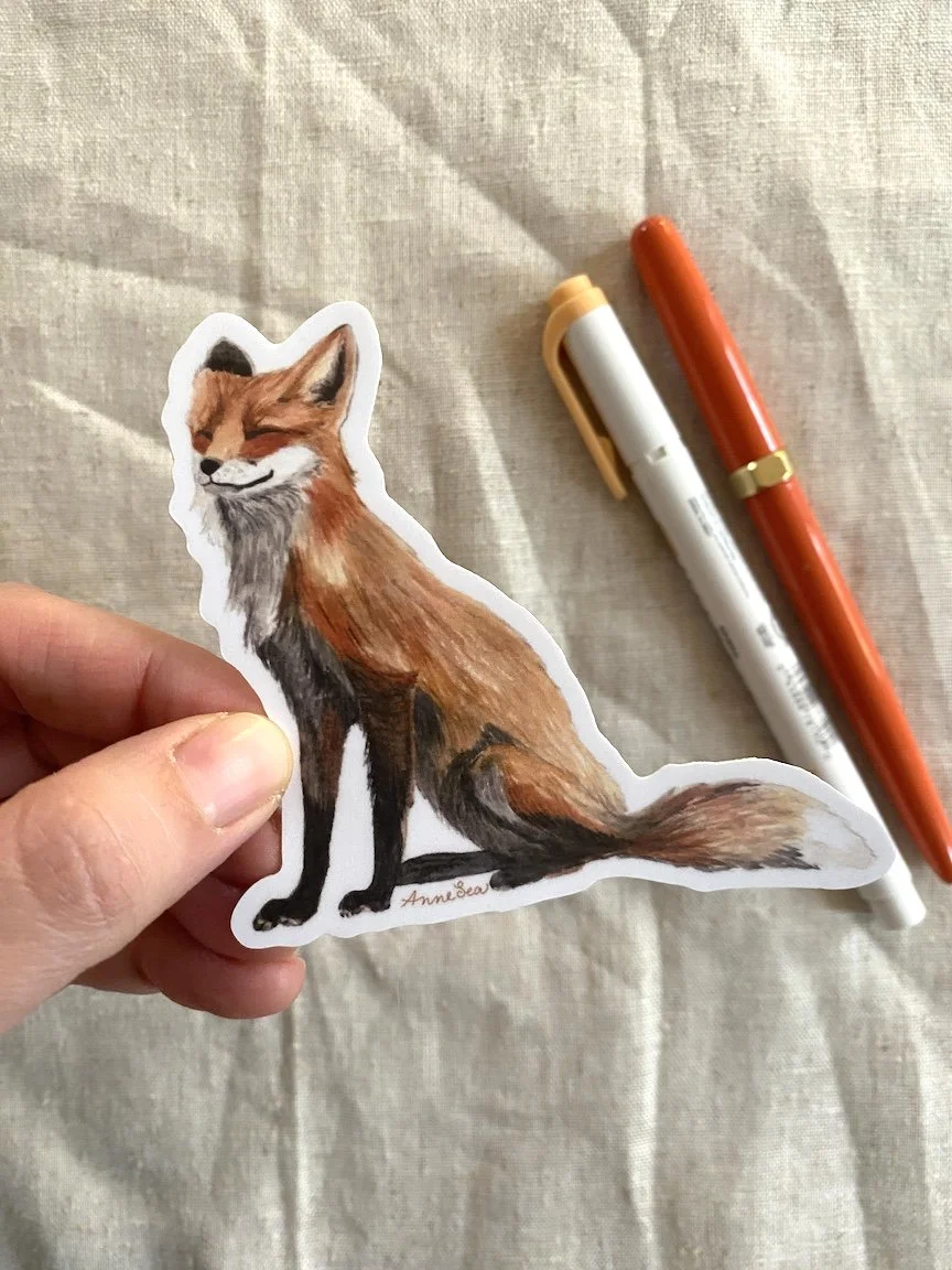 sitting fox sticker 3.JPG
