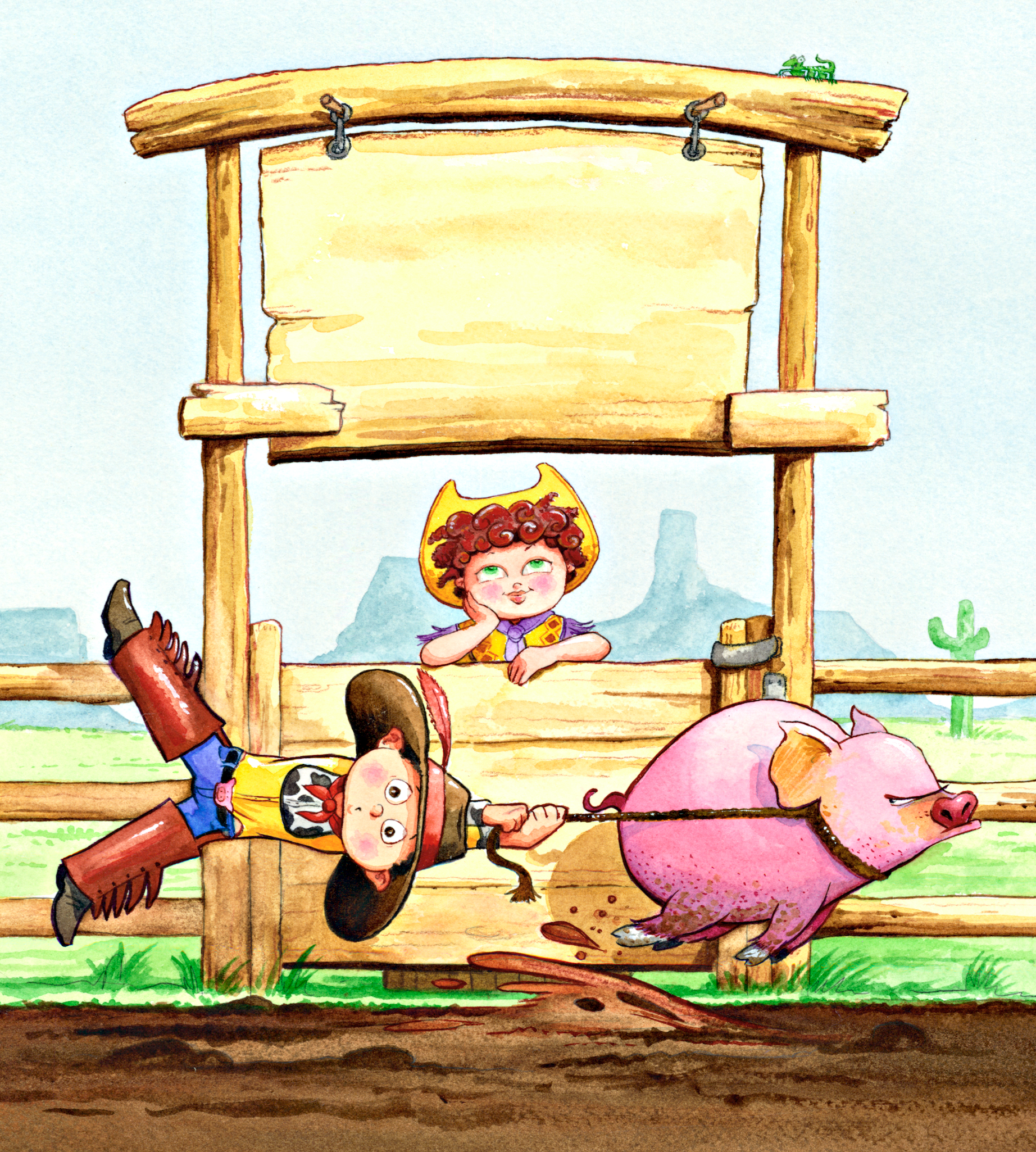 Conrad and the Cowgirl Next Door.