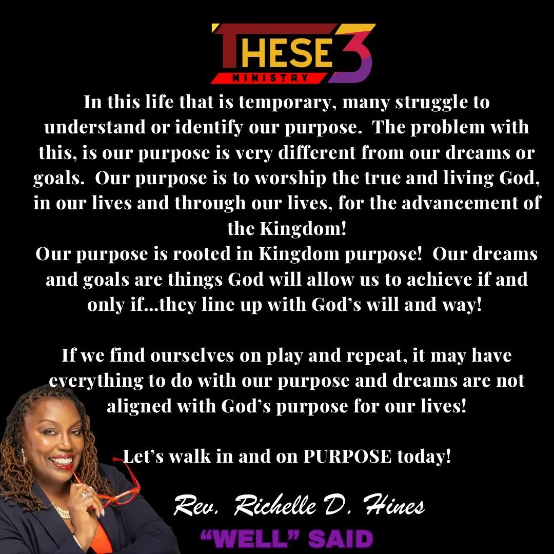 #nomoretimetowaste #godspurposeisourpurpose #walkinandonpurpose #purposefulliving #getoffplayandrepeat #notmywillbutyourwillbedone #REVingUp #wellsaid #untilthewellrunsdry #outpouringfromthewell #WELLingUpasweREVUp #wholisticwellness #these3ministryi