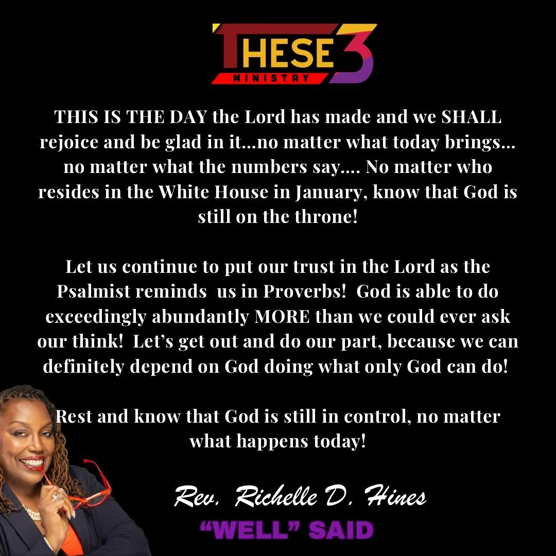 #fretnotthyselfofevildoers #godisstillonthethrone #thisisthedaythelordhasmade #godreignssupreme #getoutandvote #yourvoteisyourvoice #speaknoworforeverholdyourpeace #these3ministryinc #wellsaid #untilthewellrunsdry #ourpouringfromthewell #wellingupasw