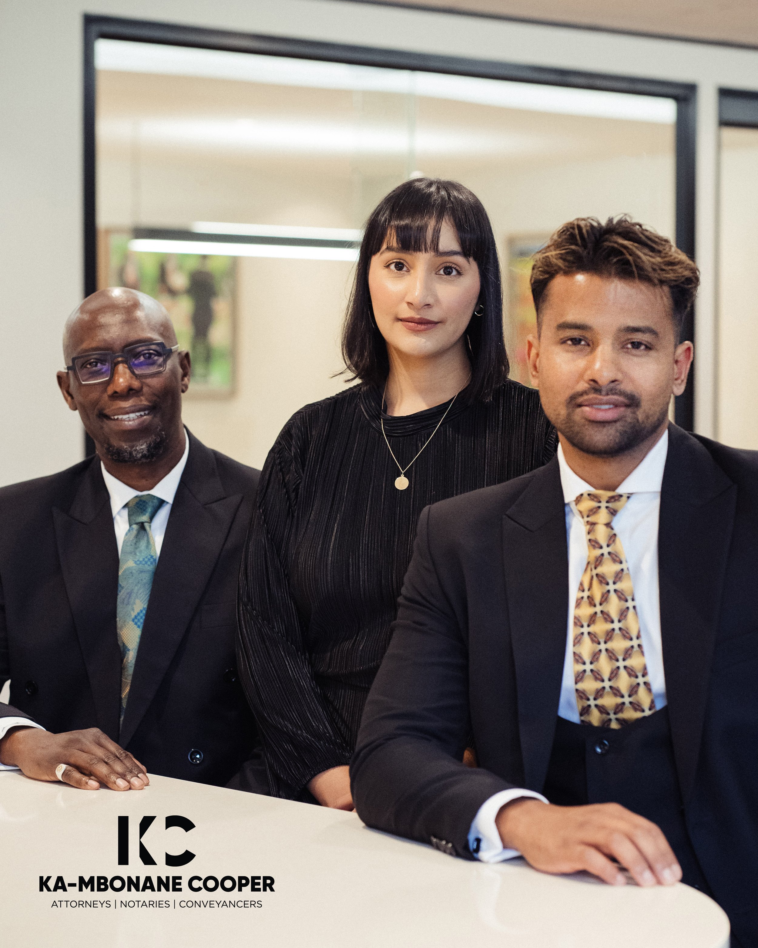 Group photo of Ka-Mbonane Cooper Attorney partners