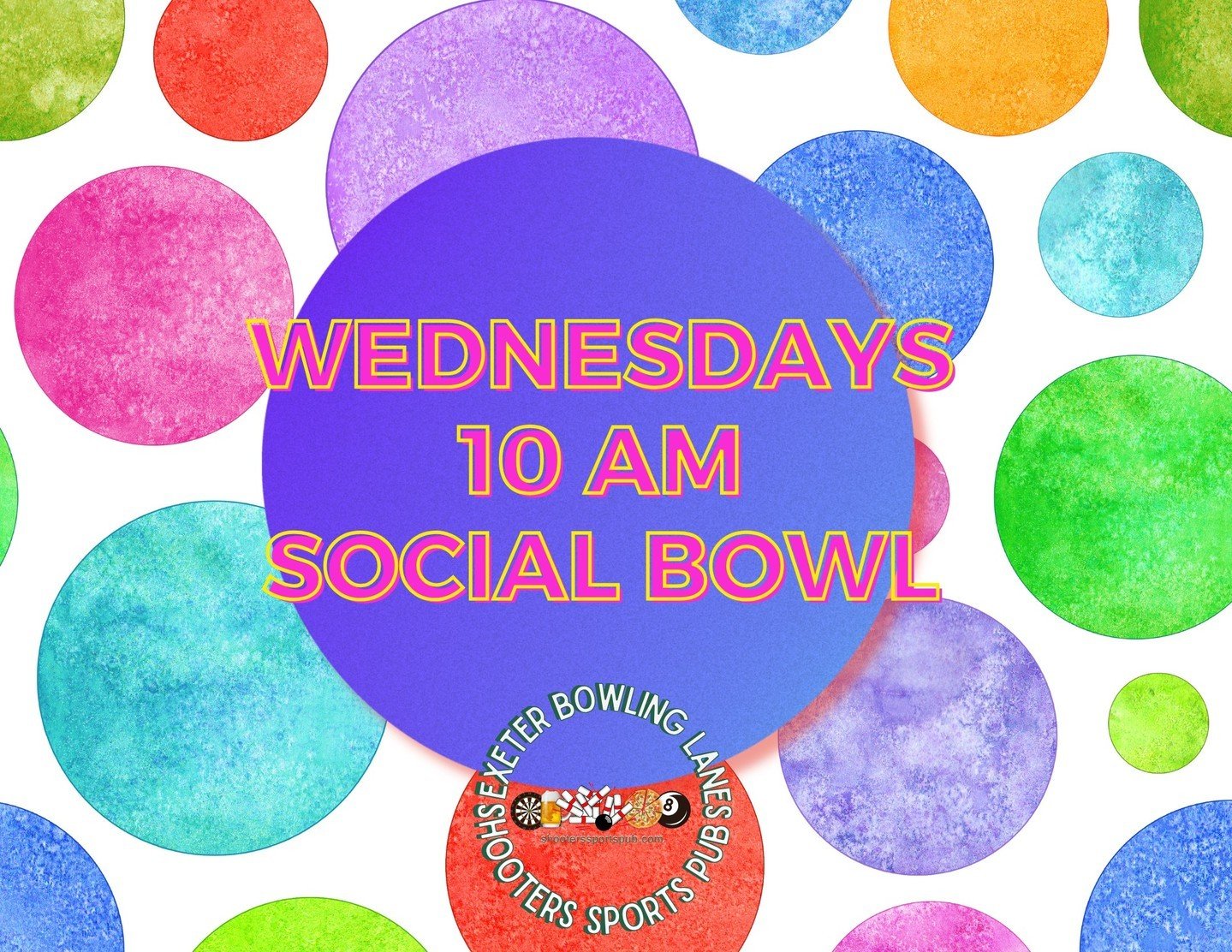 Rise and Shine, Bowlers! ☀️🎳 Our Social Bowl is the perfect midweek pick-me-up. Roll on in at 10 am this Wednesday for pins, pals, and plenty of laughs!
