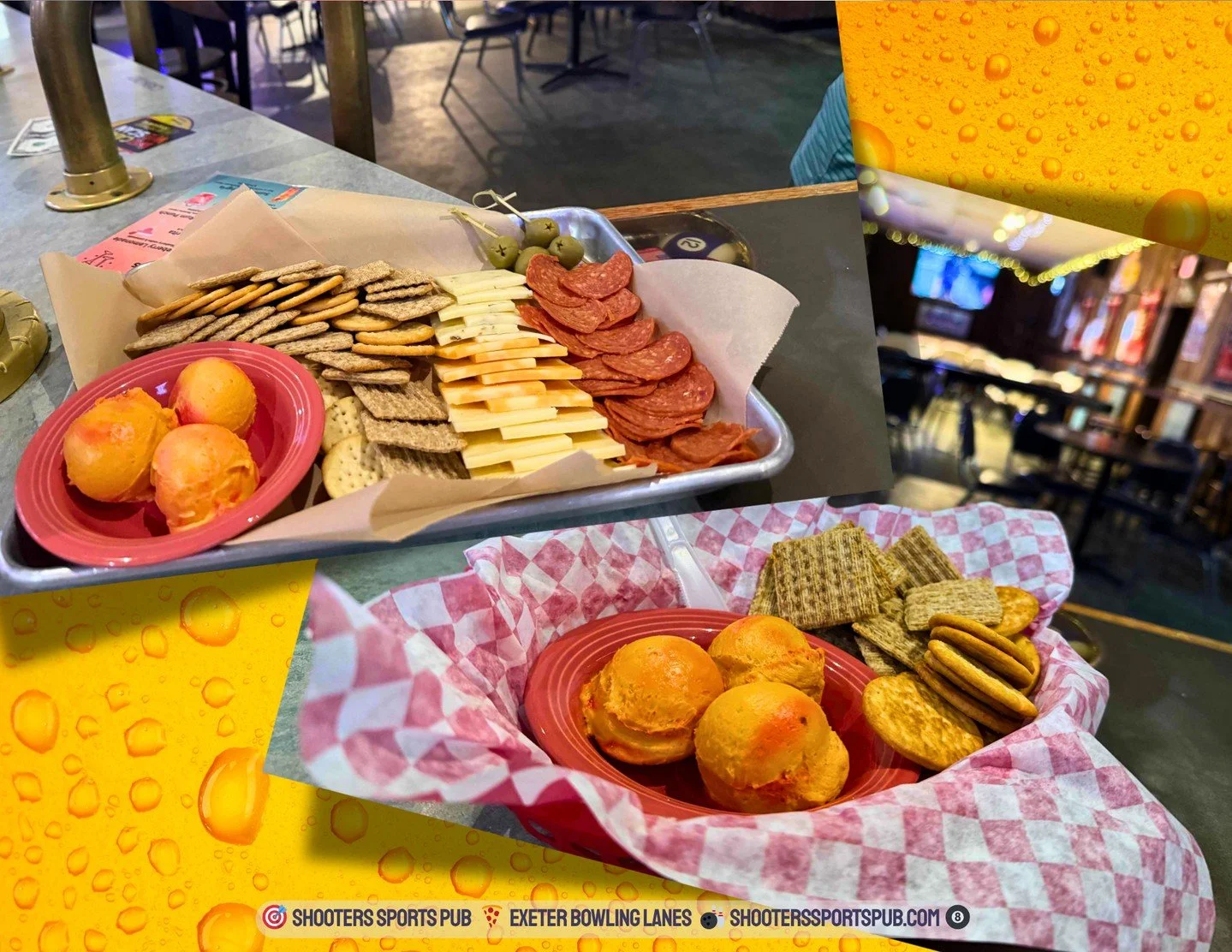 Football season&rsquo;s better with snacks that don&rsquo;t come in a bag.⁠
⁠
Our game-day charcuterie lineup runs Sunday through Tuesday - choose the $6 pub or wine cheese with crackers, or go all in on the $18 board stacked with meats, cheese, and 