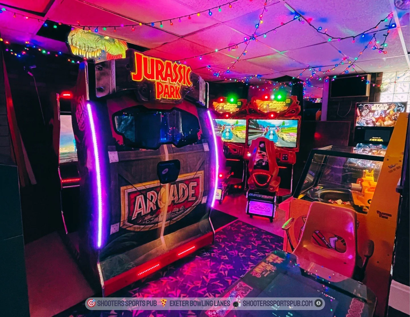You didn&rsquo;t outgrow this.⁠
⁠
You just forgot how fun it is to race a friend, shoot dinosaurs, and win a prize you didn&rsquo;t know you needed.⁠
⁠
The arcade at Exeter Lanes is part of what makes this place more than just bowling. ⁠
⁠
Bring the 