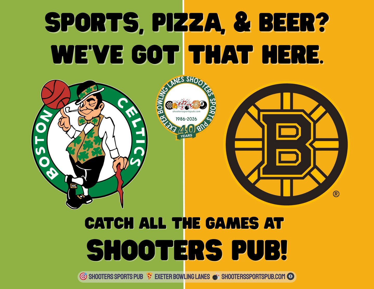 This is where a lot of people from Exeter, Stratham, and Brentwood end up when the game matters just enough.⁠
TVs on, food that keeps showing up, and nobody rushing you out when it runs long.⁠