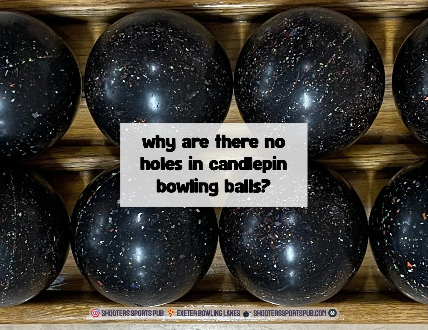 This is one of the first questions we hear from people trying candlepin for the first time.⁠
No finger holes means a different kind of control, more finesse, and a game that rewards patience over power. ⁠
It&rsquo;s why candlepin feels so different f