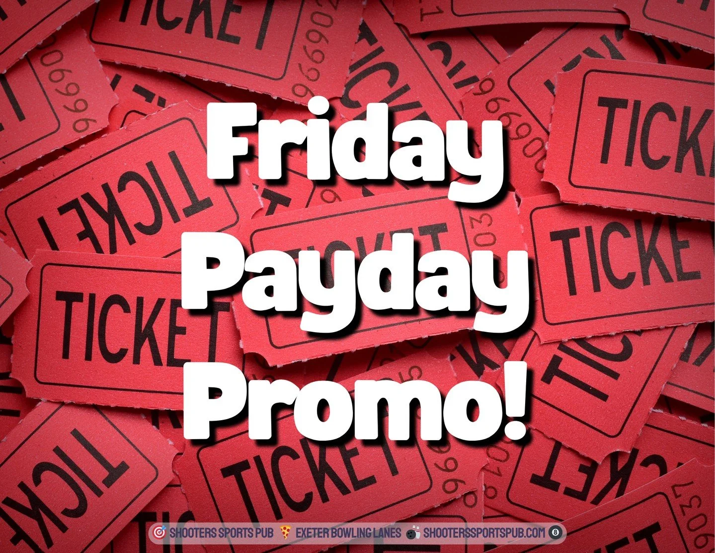 Friday afternoons get lively around here.⁠
Every drink from 2:30&ndash;5:30 PM earns a raffle ticket, with drawings at 6:00 for swag and the 50/50. Stick around -  that&rsquo;s when the fun part happens.⁠