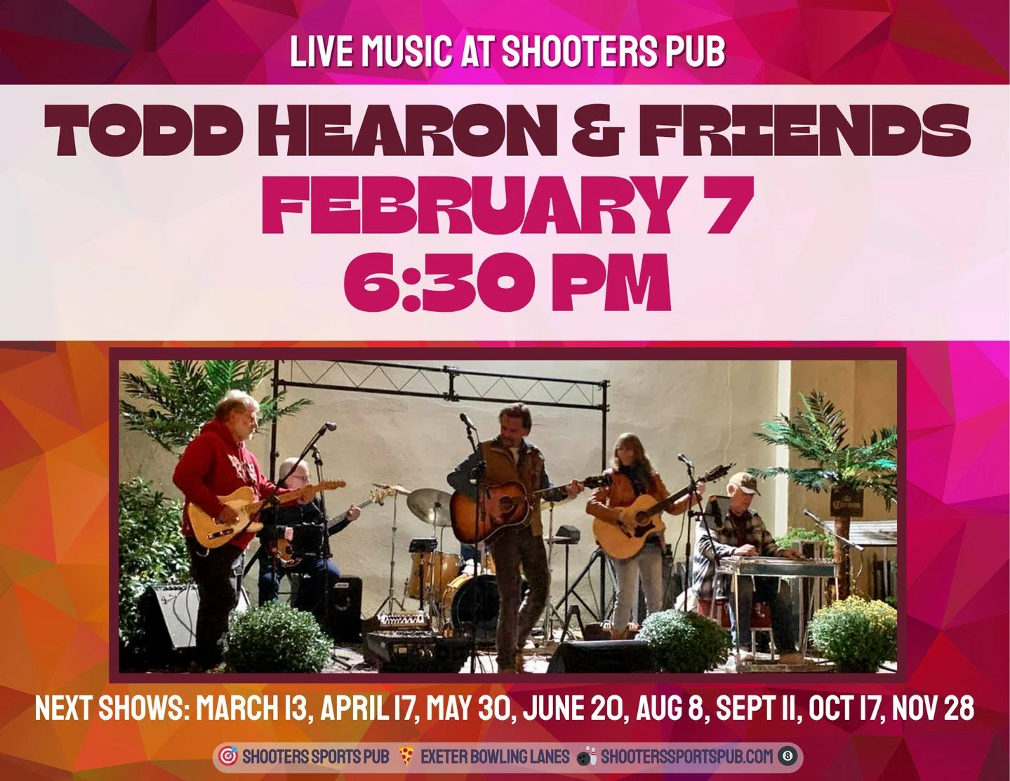 February doesn&rsquo;t ease in quietly around here.⁠
Live music fills the room, Super Bowl Sunday takes over the TVs, and another weekend brings a familiar voice back to the stage. If you like having a plan before the week starts, this stretch gives 