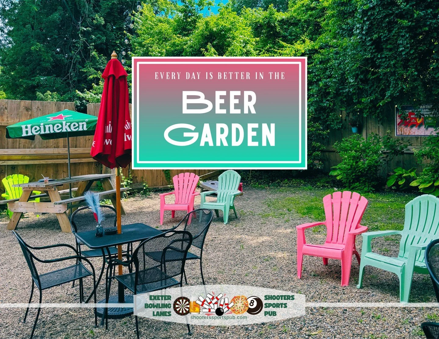 Still a little early.⁠
The beer garden&rsquo;s just sitting there, waiting for the first day that actually feels right. Early March likes to tease like that. ⁠
One of these afternoons, it&rsquo;ll flip, and everyone will know.⁠