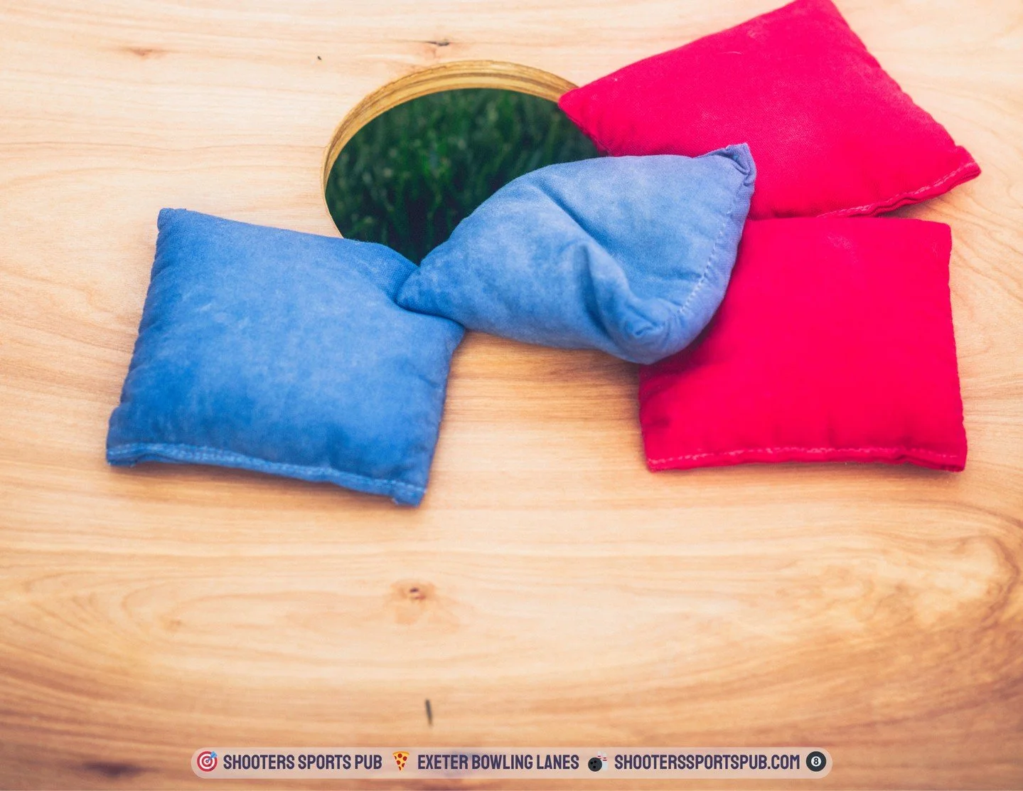 Cornhole&rsquo;s part of the mix here.⁠
Fundraisers run year-round, and when the beer garden&rsquo;s open, the boards come out just for fun.⁠
Same game, different nights.⁠