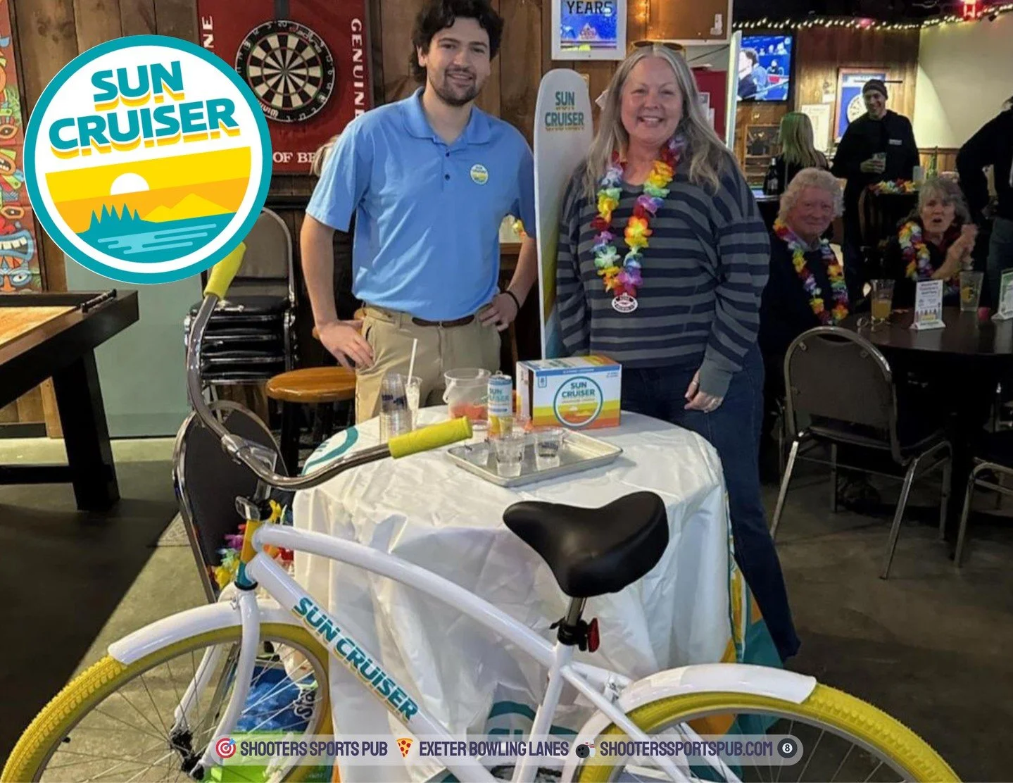 Sun Cruiser rolled in with the beach vibes for Valentine&rsquo;s Day and someone left with the grand prize.⁠
⁠
Holly&rsquo;s name got called at the Shooters Beach Party with Tim Theriault, and she walked out the winner. Not a bad way to spend a Febru