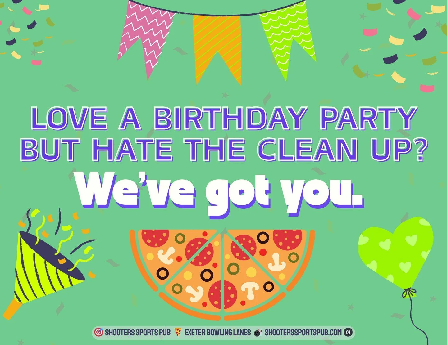 Birthday parties work well here because everything stays contained.⁠
Lanes assigned, food on the tables, space to move around, and nobody cleaning up at home afterward.⁠
If you&rsquo;ve got a celebration coming up, this setup tends to make sense.⁠