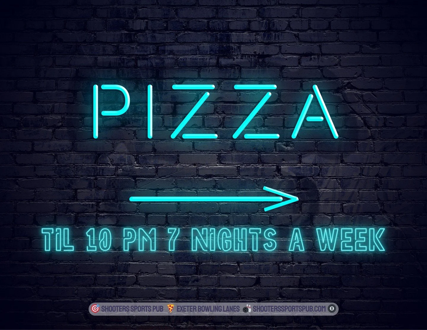 The kitchen doesn&rsquo;t shut down early just because it&rsquo;s a weeknight.⁠
If you&rsquo;re out later and don&rsquo;t feel like hitting a drive-thru, we&rsquo;re still cooking.⁠
Pizza. Calzones. The stuff you actually want at 9:30.⁠