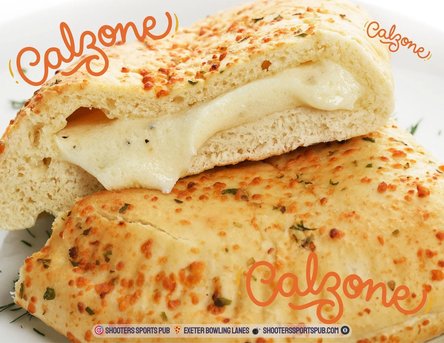 Calzones are heavy in the best way.⁠
Cut it open, steam comes out, problem solved.⁠
If you&rsquo;re actually hungry, skip the snacks.⁠