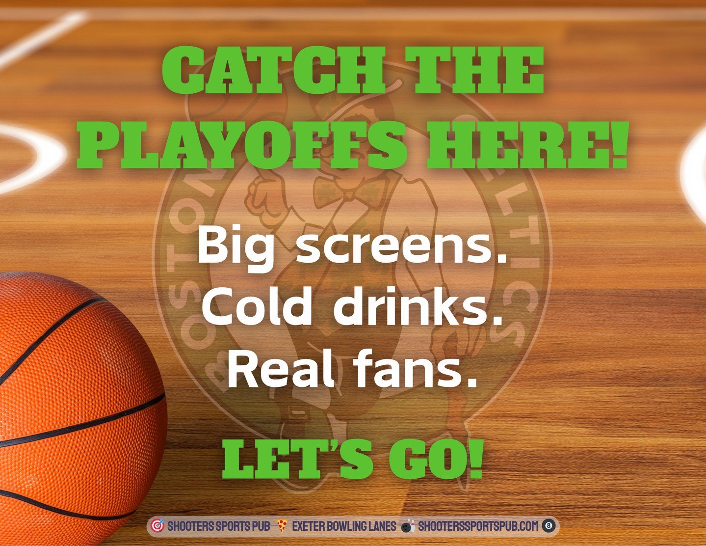 Playoff games hit a little different in a room full of TVs.⁠
You can keep track of everything without trying too hard. That&rsquo;s kind of the point.⁠