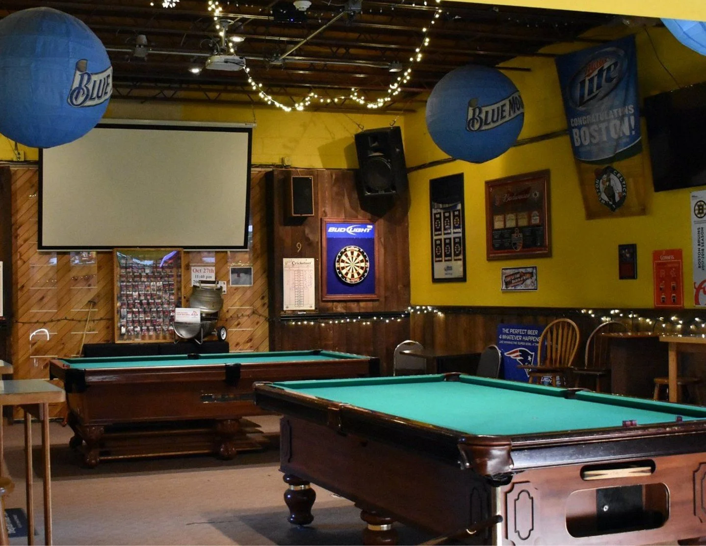 The tables have been here longer than most of the stuff around them.⁠
People rotate in, stay longer than they meant to, keep playing.⁠