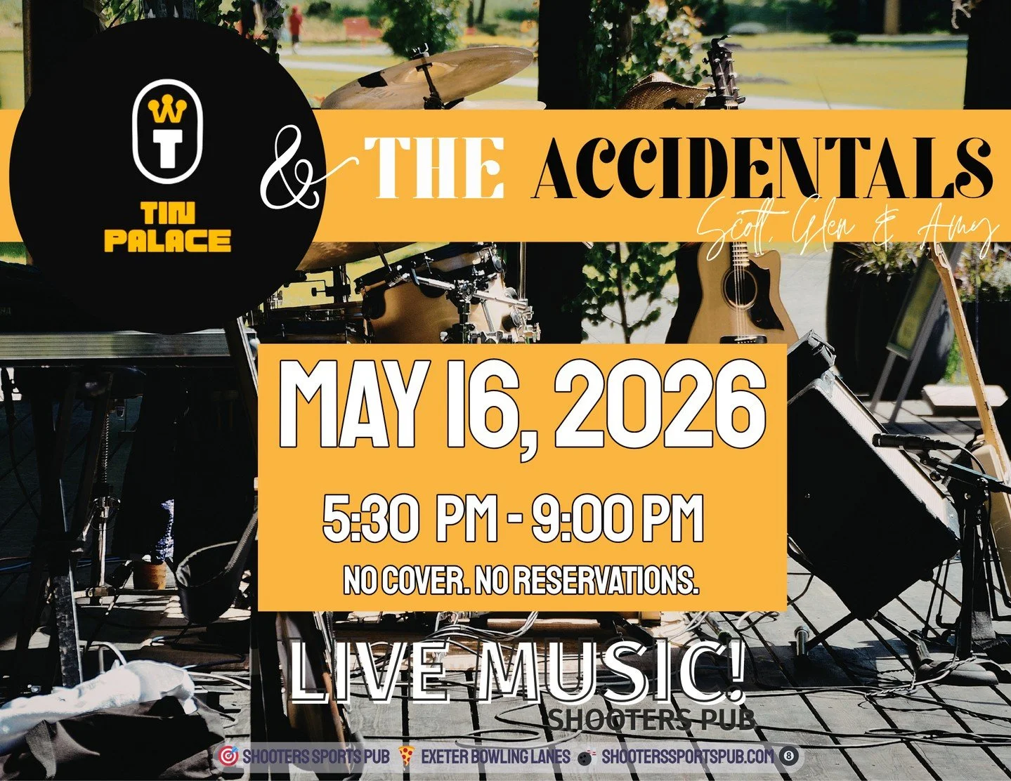 Out back, someone&rsquo;s got a drink in hand, a table fills in, and the music starts.⁠
Check out the lineup!