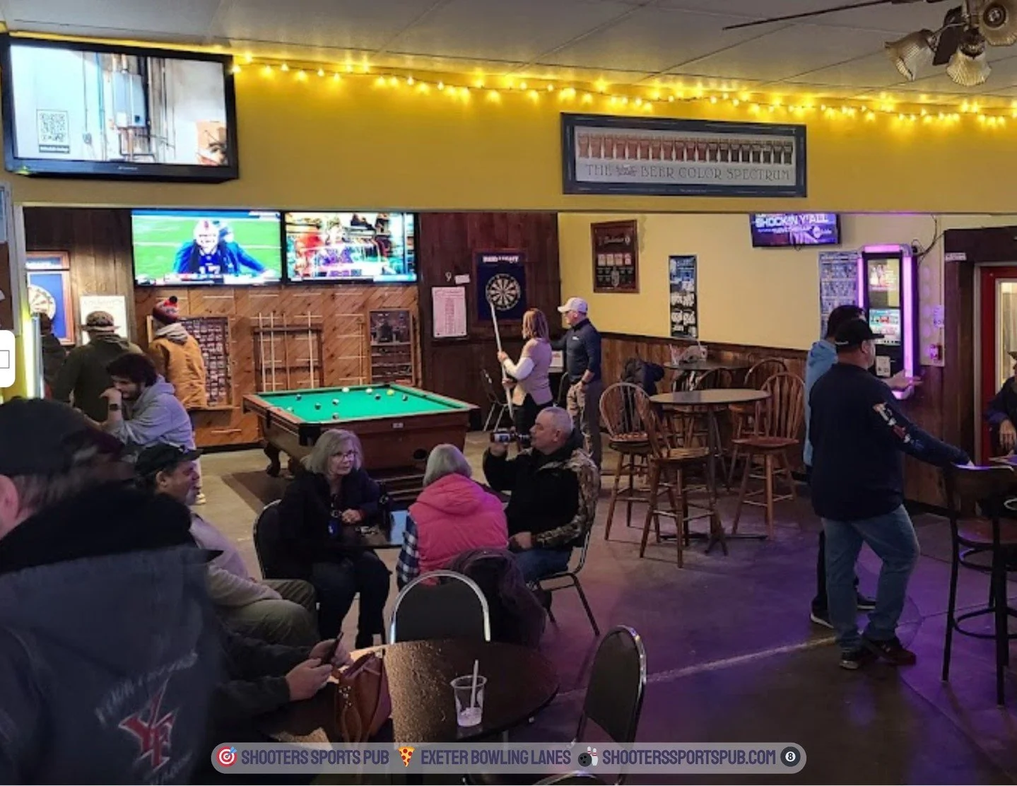 We&rsquo;ve got 12 TVs and a few projectors going.⁠
If it&rsquo;s on, it&rsquo;s on here somewhere⁠