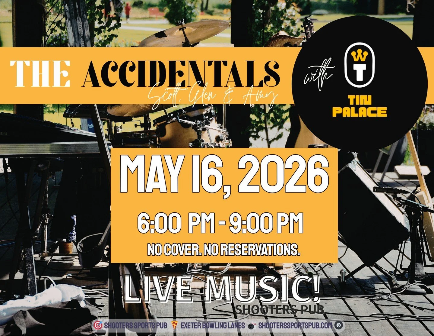 Live music lineup&rsquo;s out.⁠
If you&rsquo;ve been meaning to get here, this is your reminder.⁠
Out back, weather cooperating. Covered porch if it doesn&rsquo;t.⁠
No tickets, no reservations. Just show up.