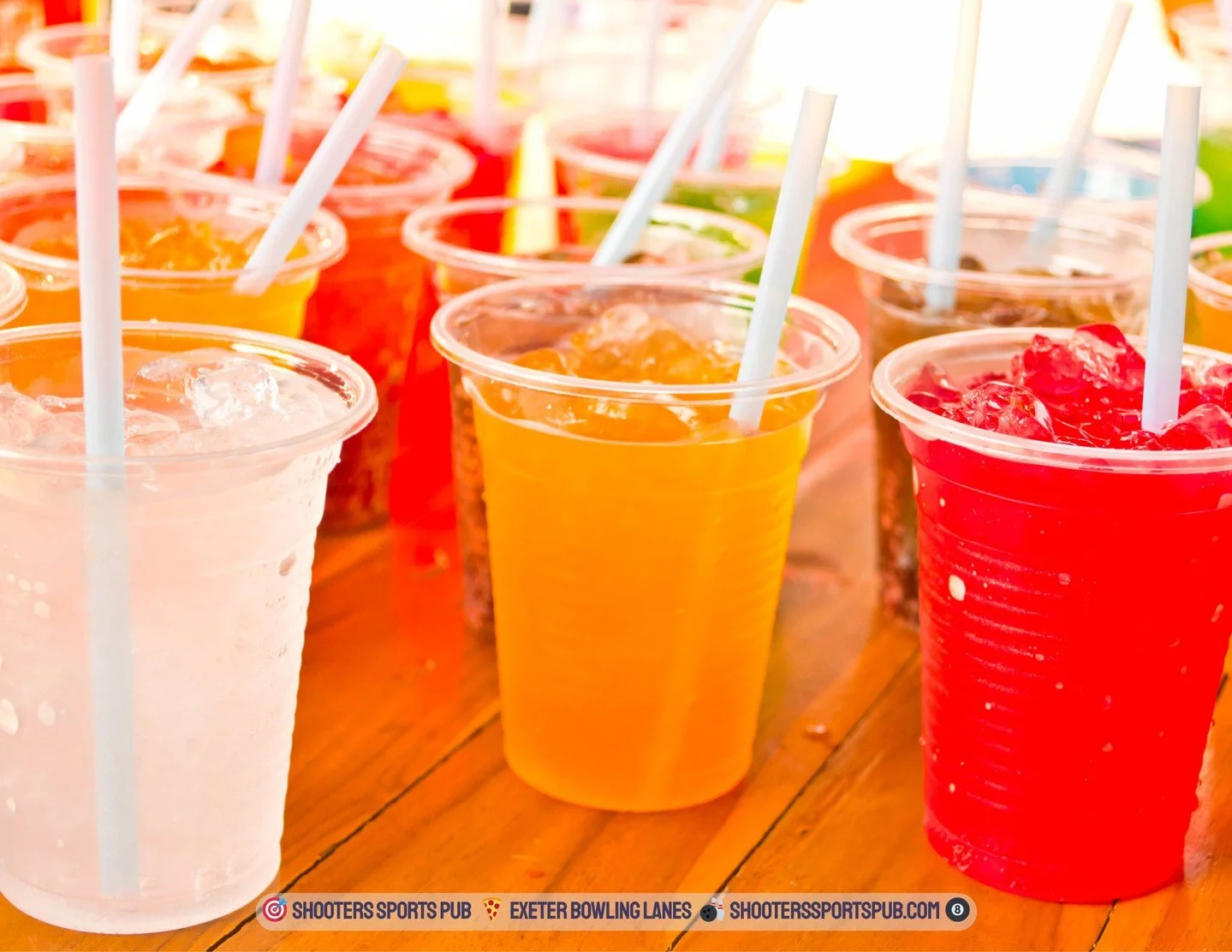 Cold drinks, full bar, and every screen&rsquo;s got a game.
