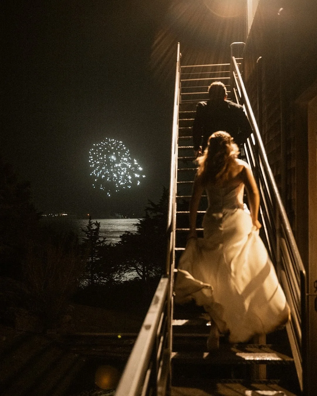 Serendipitous moments weave themselves into every wedding. Some arrive loud, like unexpected fireworks bursting across the bay. Others unfold in near silence, like the small glances of appreciation, love and genuine happiness shared by the people who