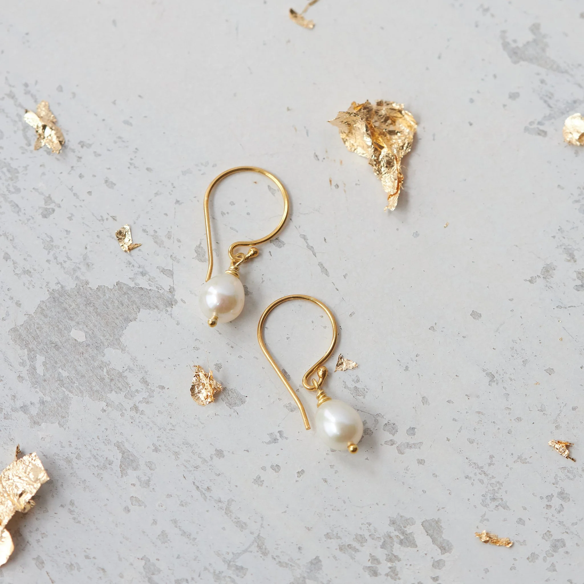 Classic Pearl Drop Earrings