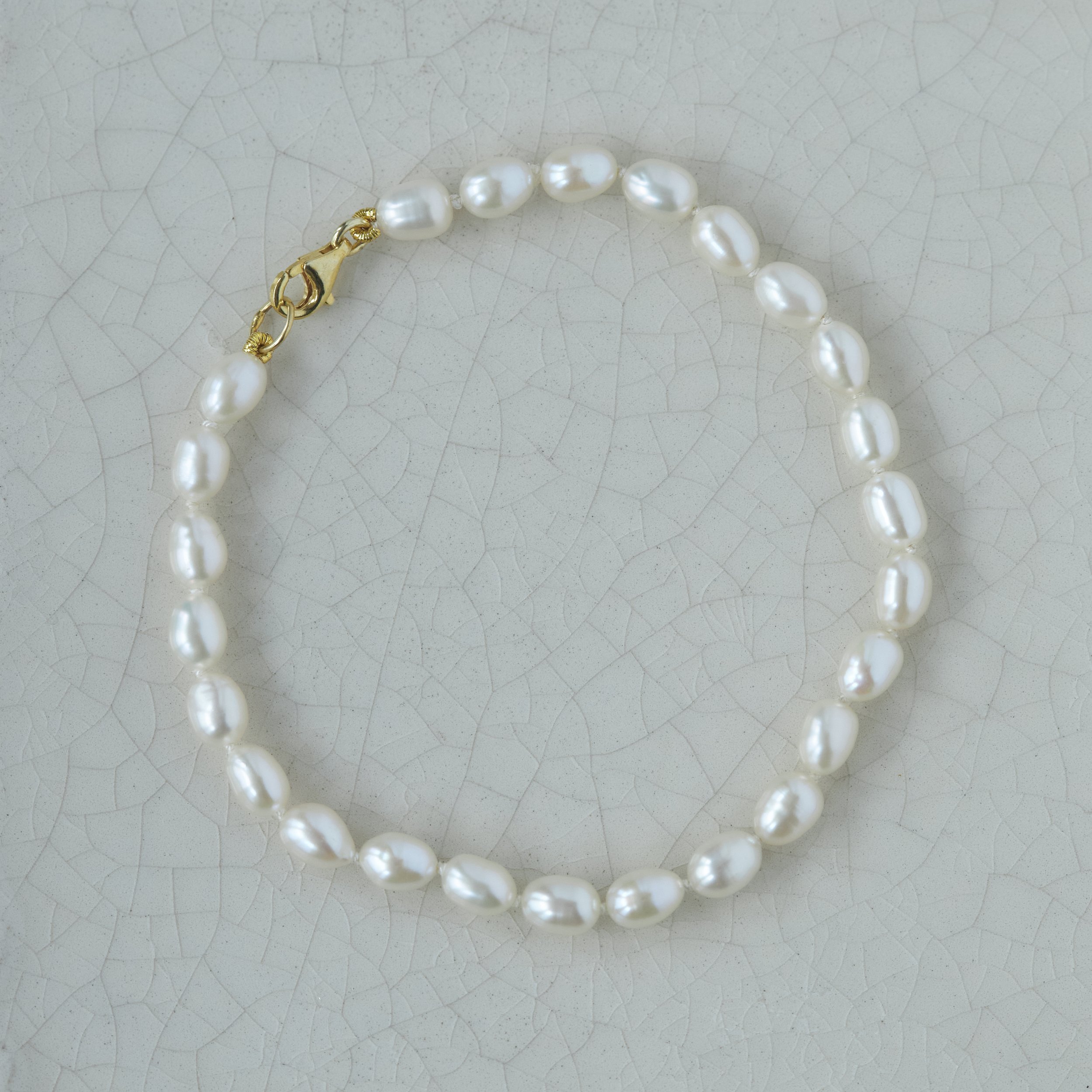 Classic Rice Pearl Bracelet