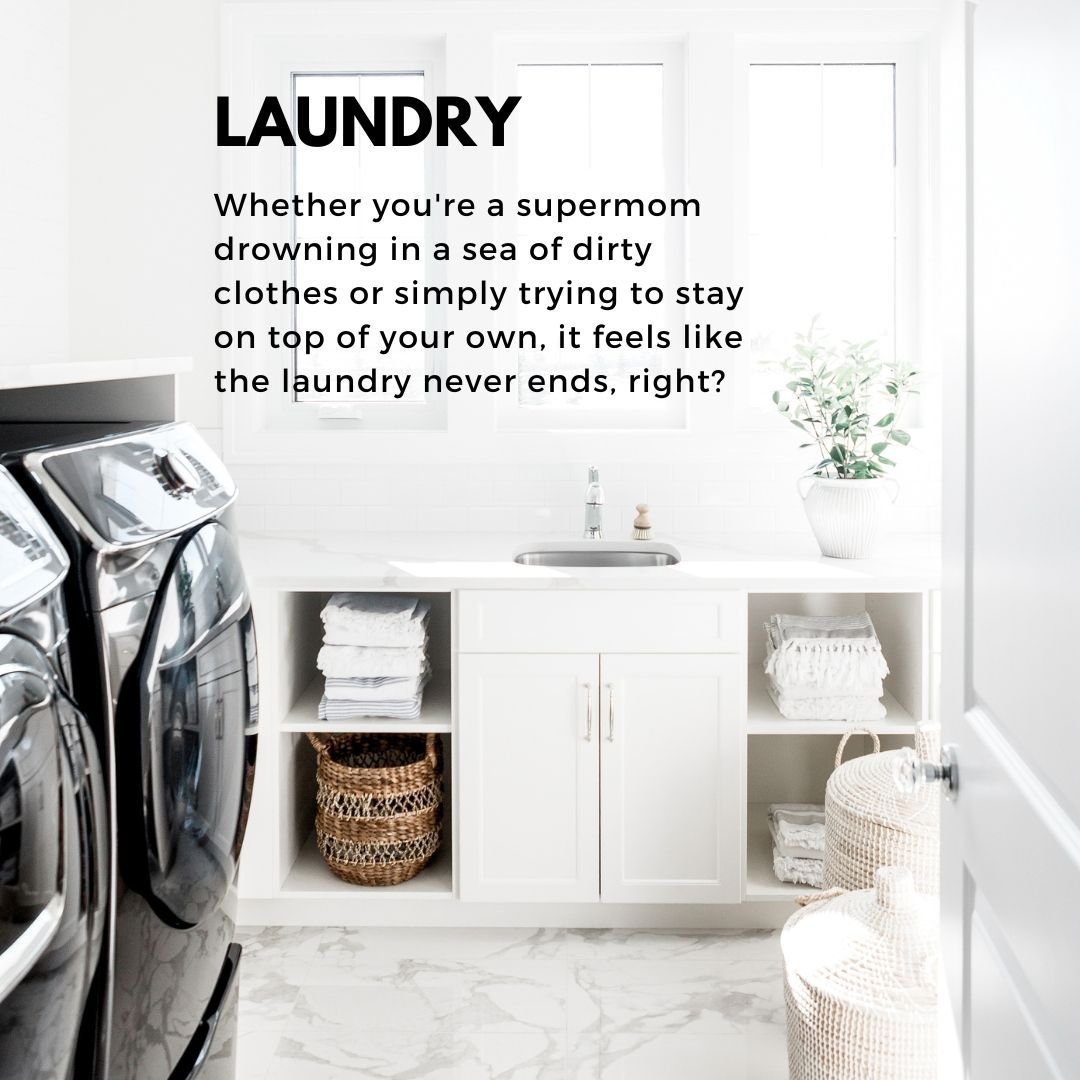 🧺 🧦 Ah, the eternal struggle of laundry! 

To help lighten the load, assign baskets for each family member. As soon as those clothes come out of the dryer, sort them right there. You may even want to consider each person having their own loads for 
