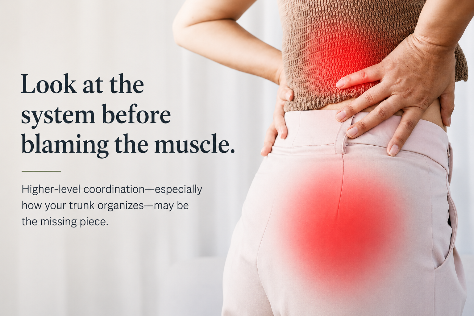 Maybe It’s Not a Weak Muscle: Understanding Higher-Level Coordination Problems