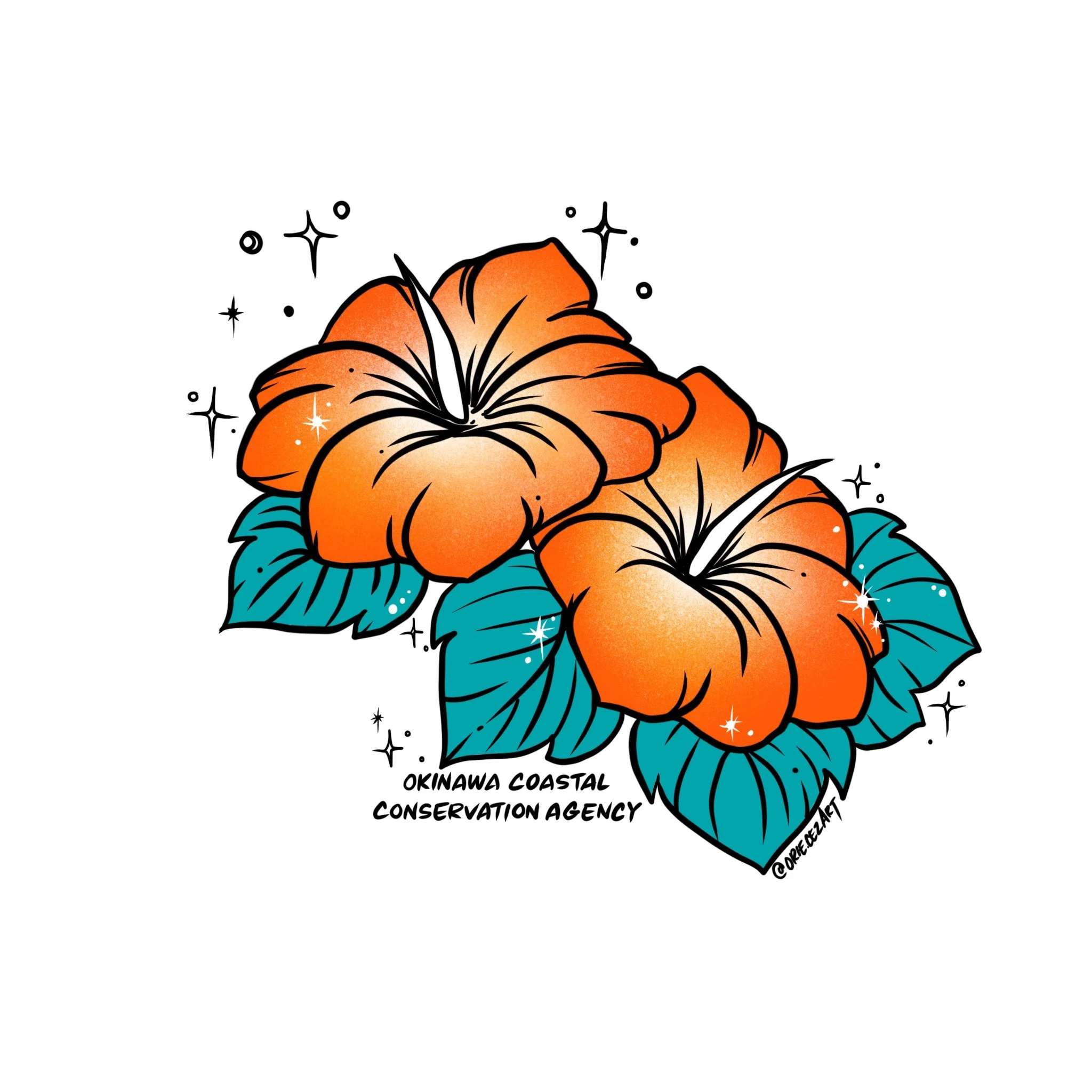 Okinawa Coastal Conservation Agency / T-shirt Design 
