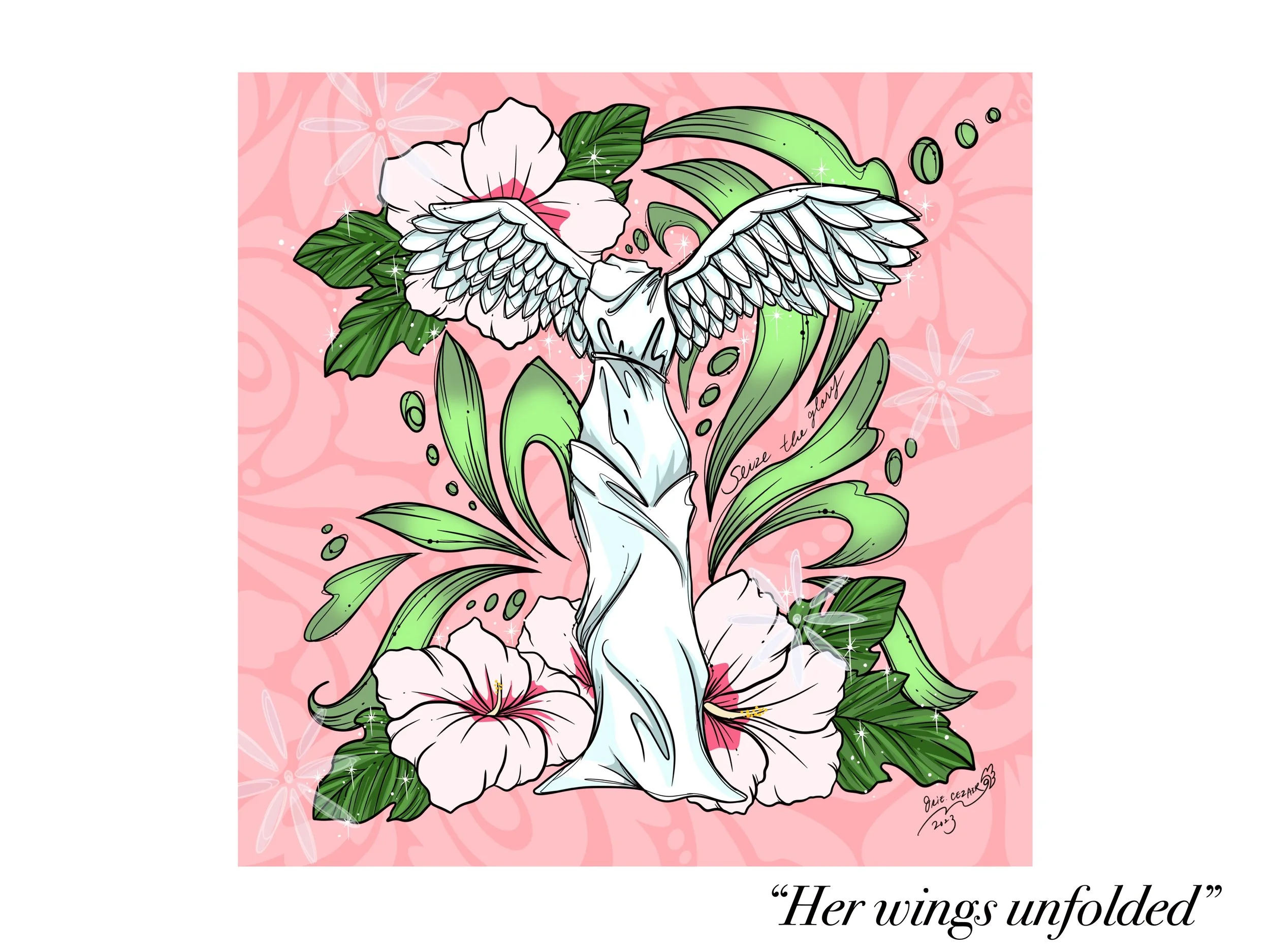 Her wings unfolded - 2023