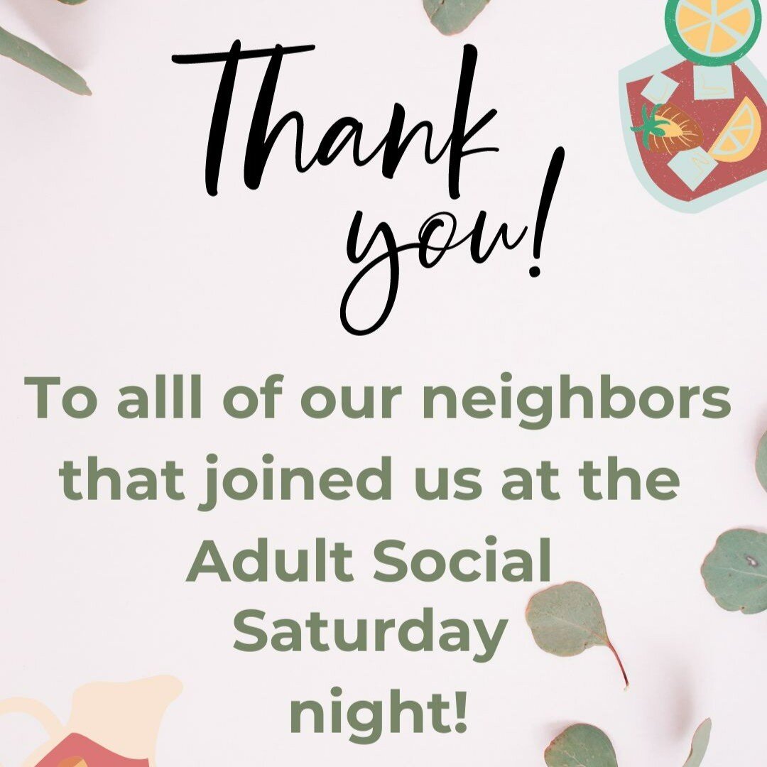 A big thank you to the homeowners that joined us at the clubhouse for Chips and Dips at the Adult Social!