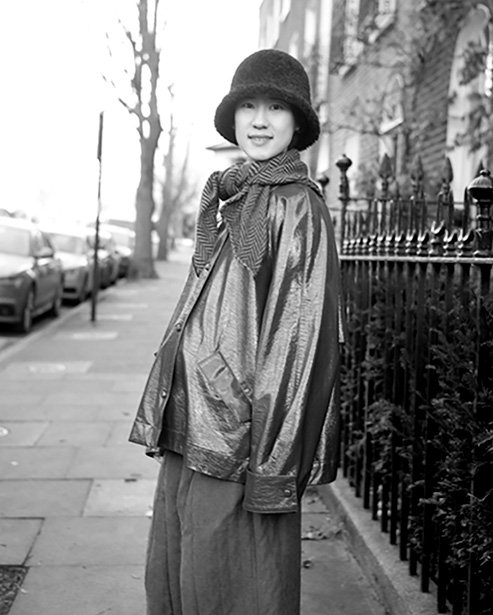 Black and White film portrait of a woman