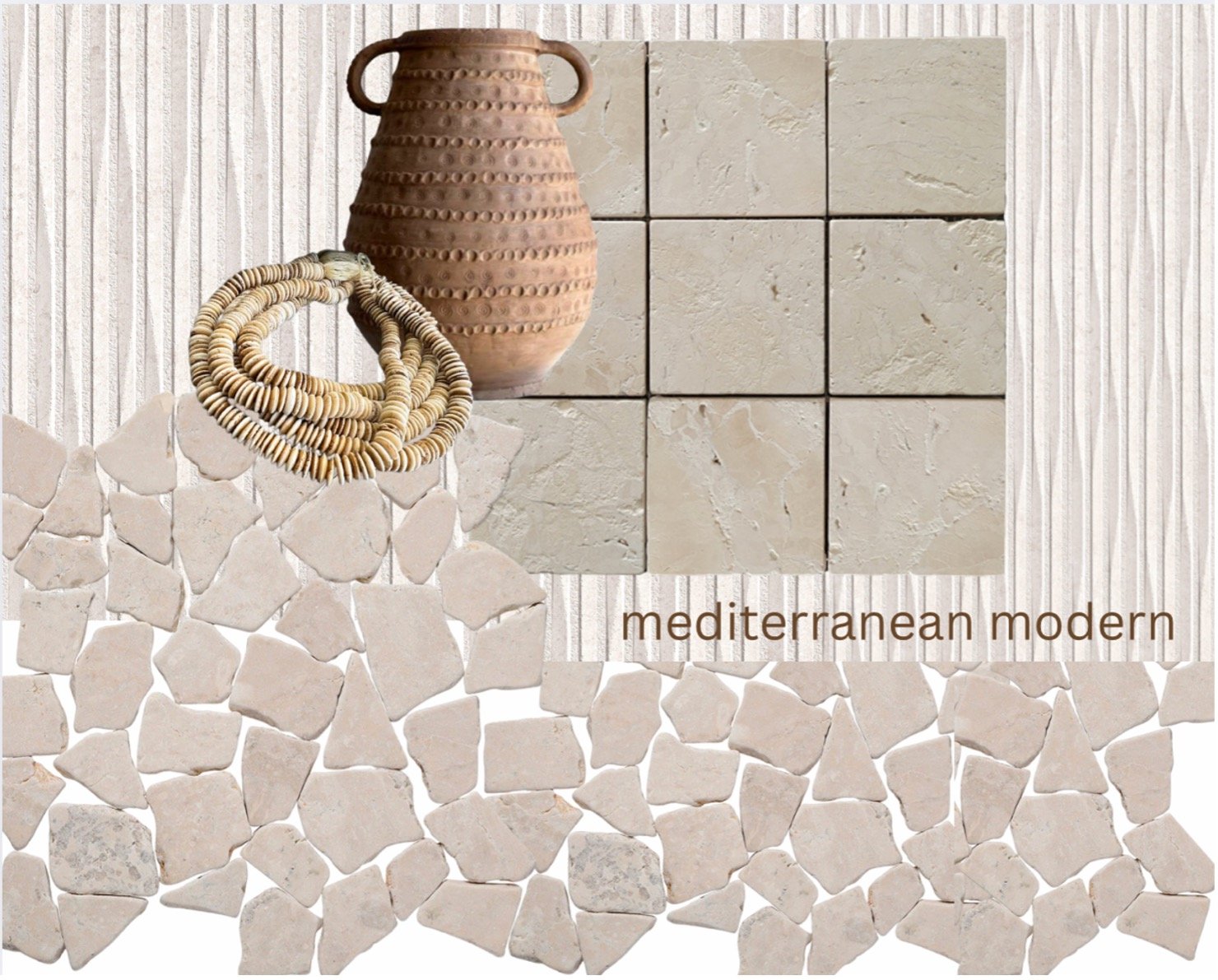 Island Stone Tierra Ceramic Strata Sand Natural 13x39, Island Stone Random Beige Marble Tumbled Mosaic, MOSARTE Semplice Origem Mosaic