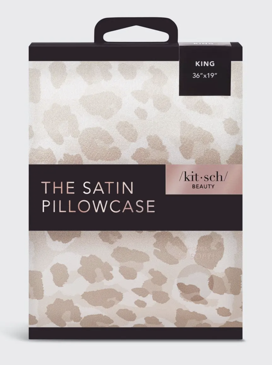 Kitsch King Satin Pillowcase Leopard
