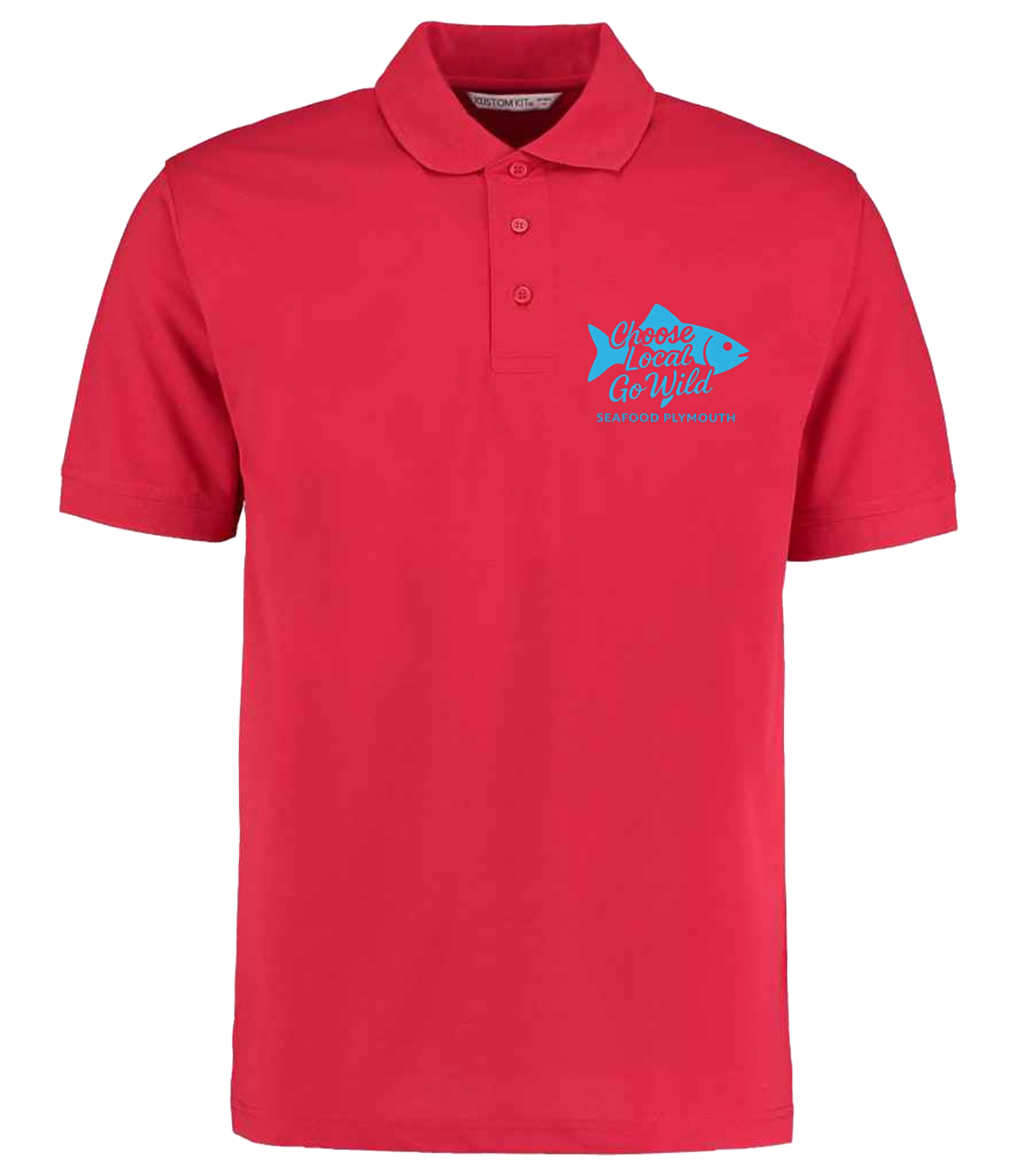 Polo Shirt 'Choose Local Go Wild'