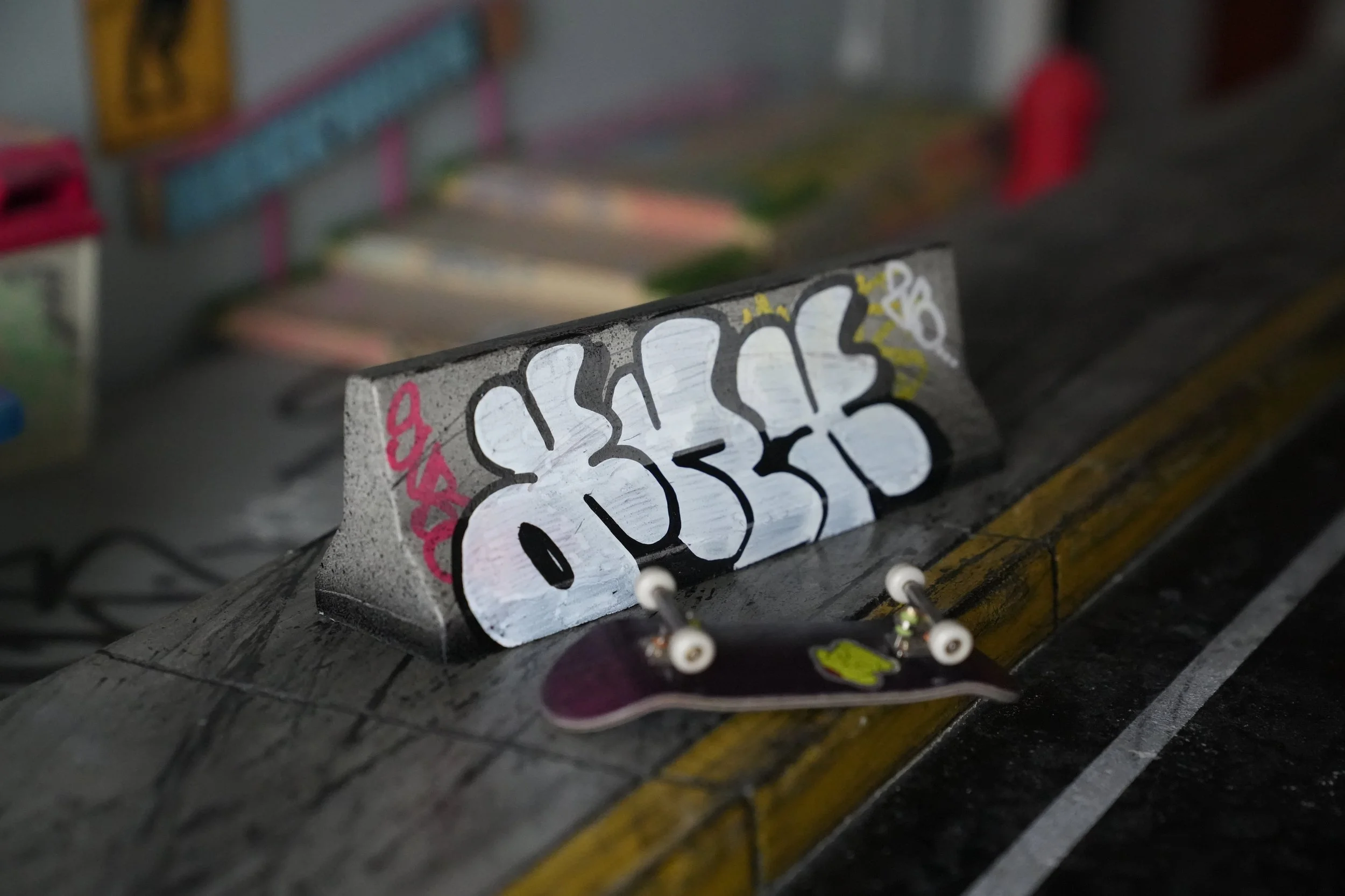 Mini Concrete Barrier - Graffiti Optional!