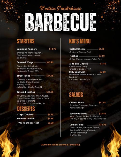 The Hudson Smokehouse - Smoked Fresh in Ironton - BBQ You'll Crave, To ...