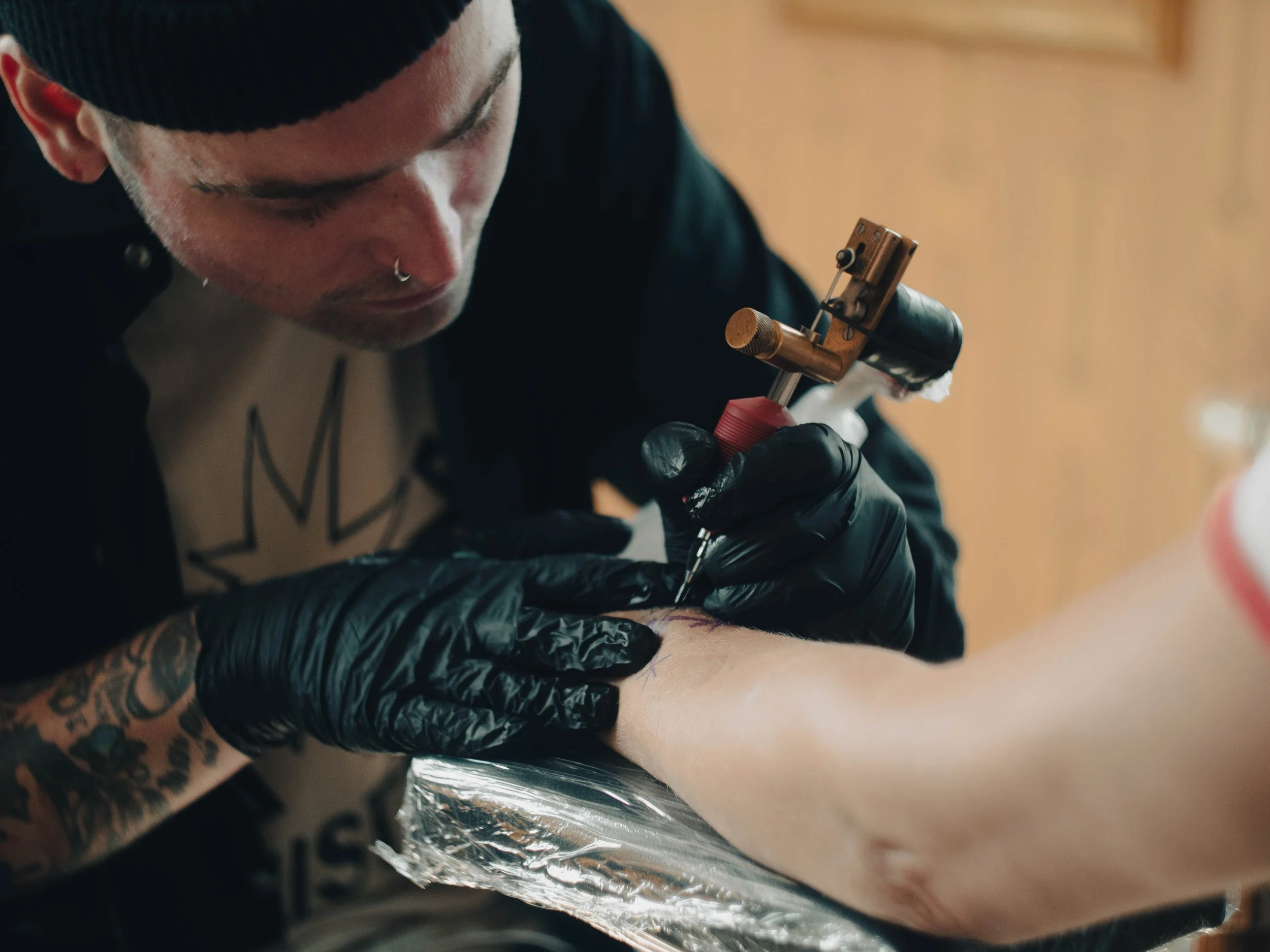 Portraits of tattoo artist Thure Melander