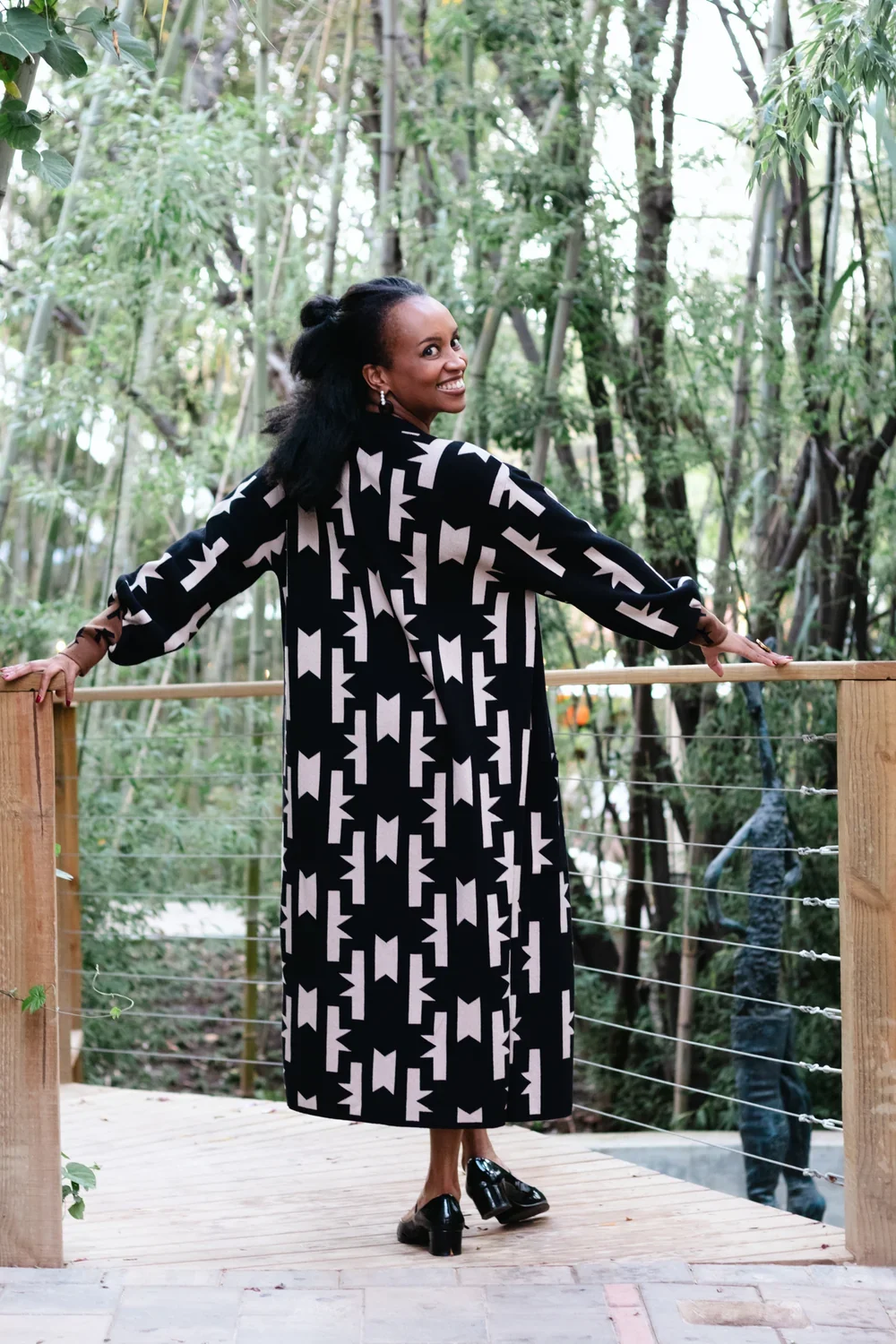 Gadiya Cardigan back with model.webp